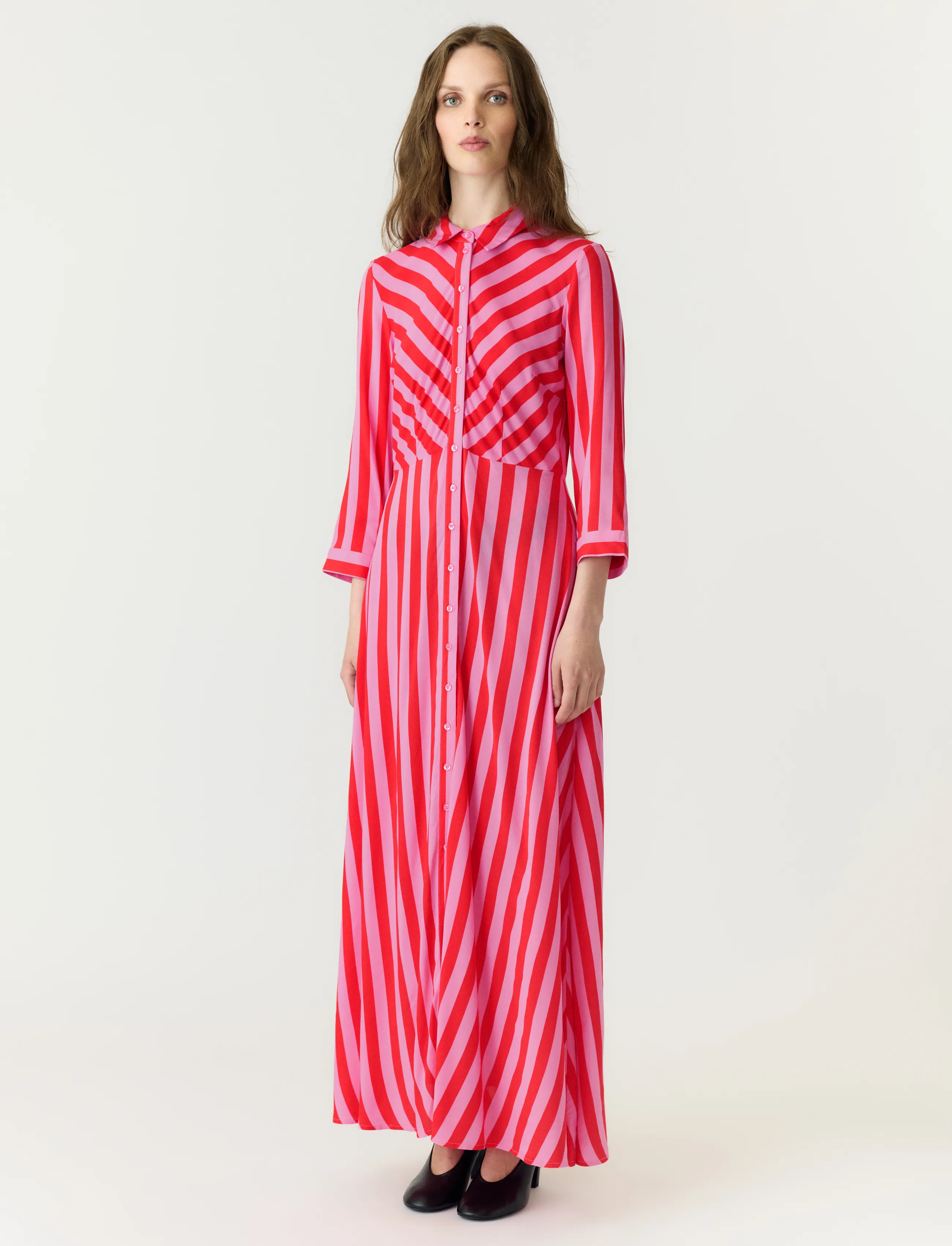 YAS - YASSAVANNA LONG SHIRT DRESS S. NOOS - paitamekot - cyclamen - 4