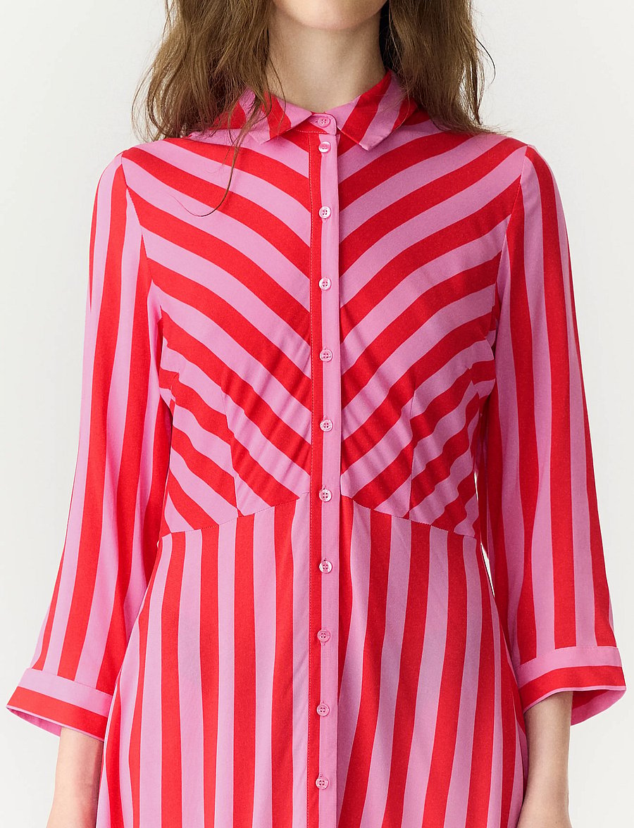 YAS - YASSAVANNA LONG SHIRT DRESS S. NOOS - hemdkleider - cyclamen - 5