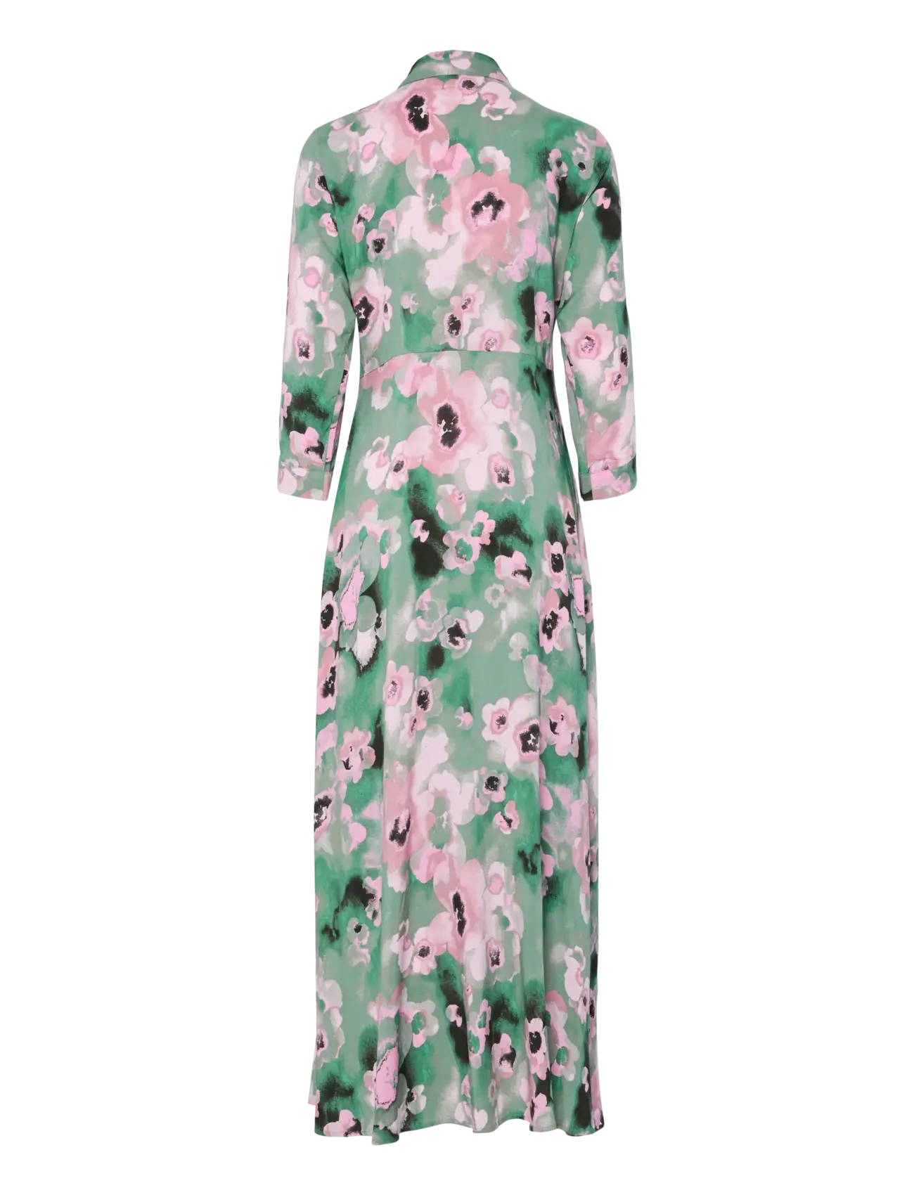 YAS - YASSAVANNA LONG SHIRT DRESS S. NOOS - skjortekjoler - deep mint - 2