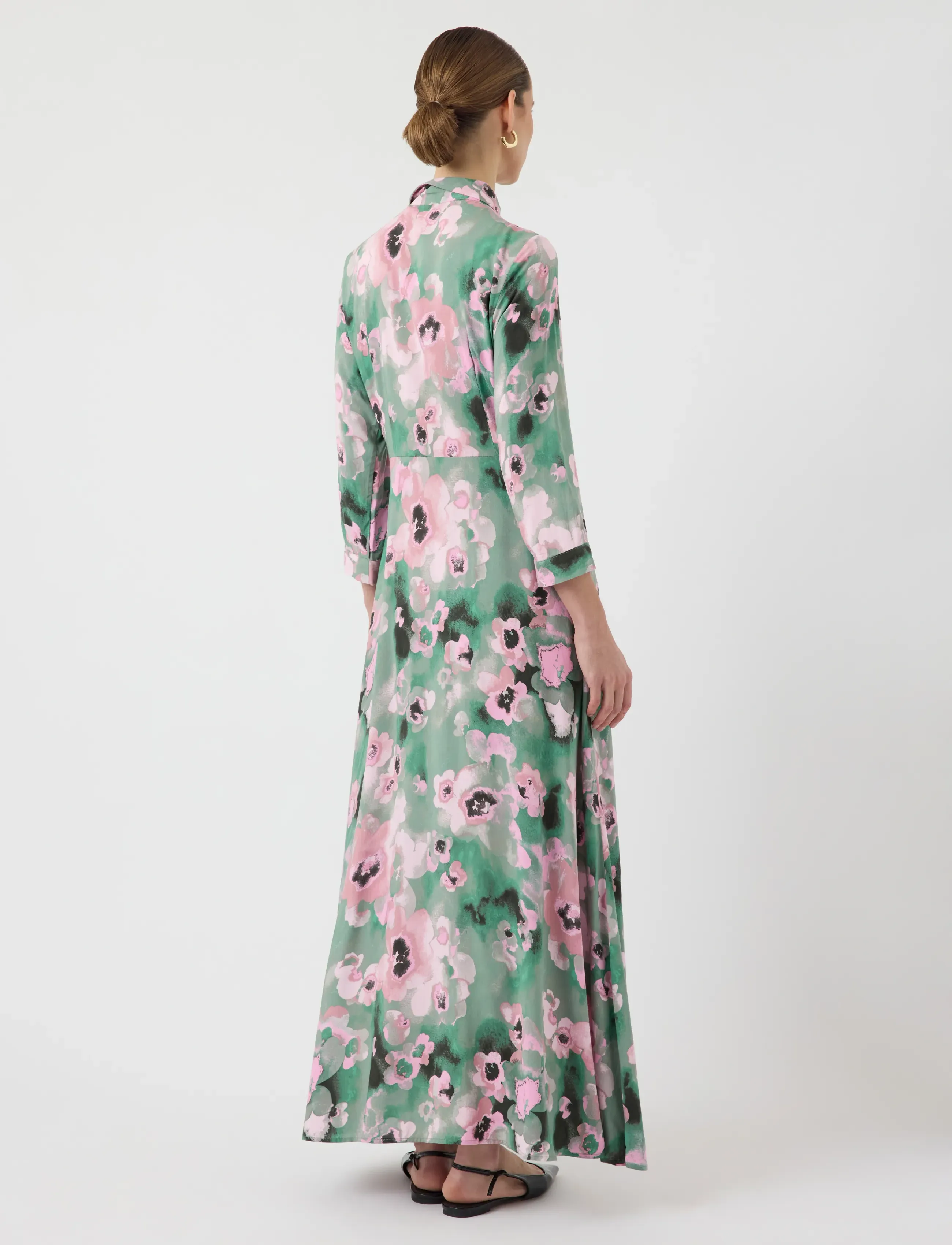 YAS - YASSAVANNA LONG SHIRT DRESS S. NOOS - skjortekjoler - deep mint - 3