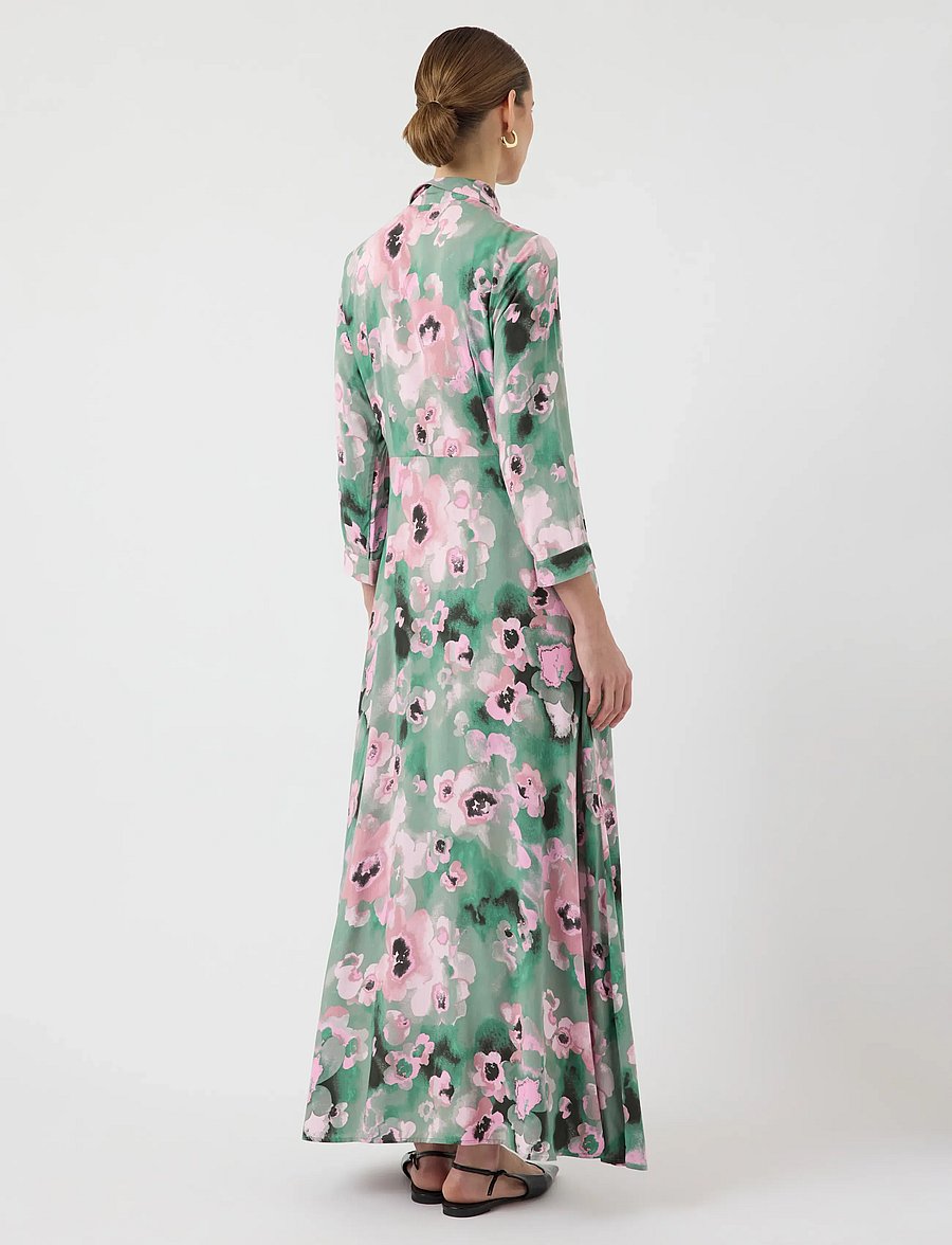 YAS - YASSAVANNA LONG SHIRT DRESS S. NOOS - hemdkleider - deep mint - 3