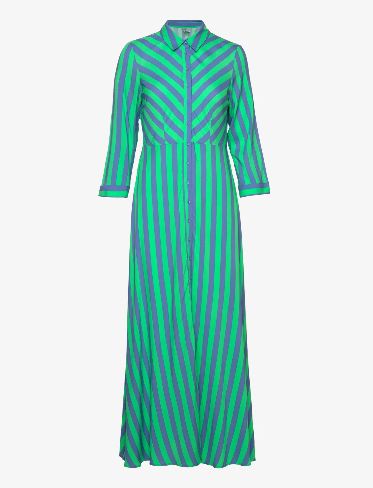 YAS - YASSAVANNA LONG SHIRT DRESS S. NOOS - marškinių tipo suknelės - federal blue - 0
