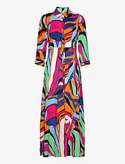YAS - YASSAVANNA LONG SHIRT DRESS S. NOOS - maxi dresses - fuchsia purple - 0