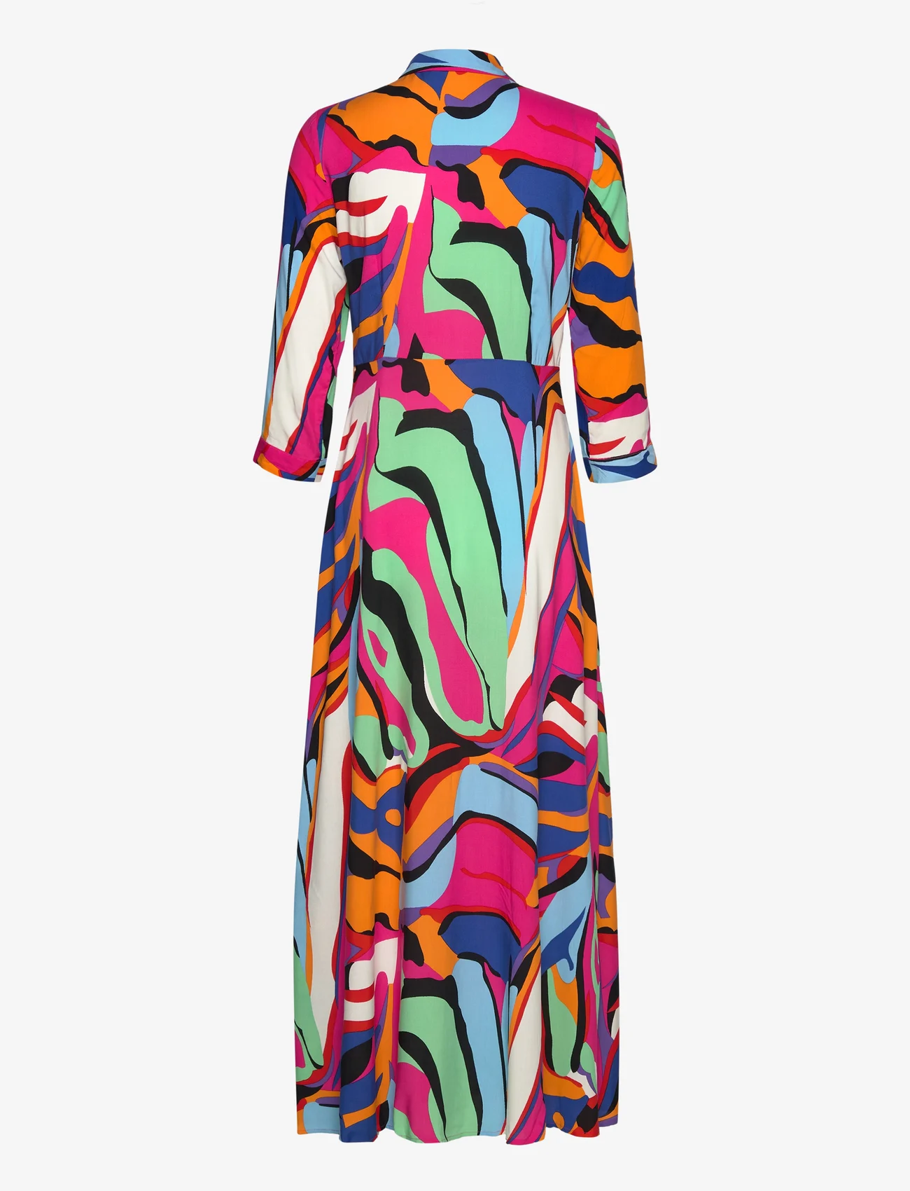 YAS - YASSAVANNA LONG SHIRT DRESS S. NOOS - maxi dresses - fuchsia purple - 1