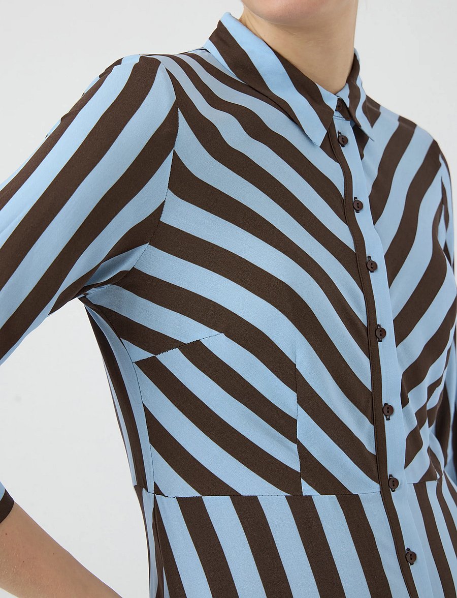 YAS - YASSAVANNA LONG SHIRT DRESS S. NOOS - hemdkleider - hot fudge - 5