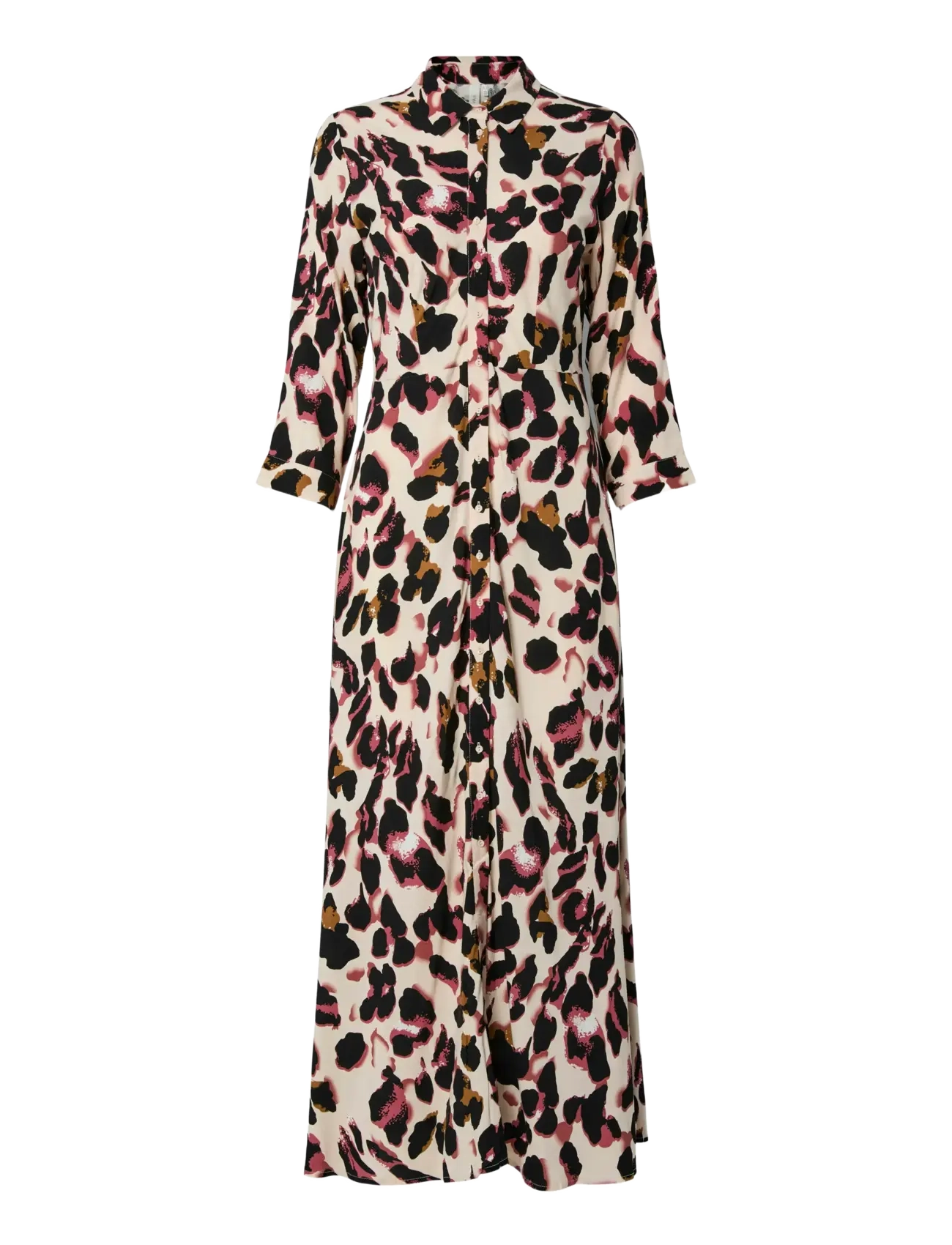 YASSAVANNA LONG SHIRT DRESS S. NOOS - MELLOW ROSE