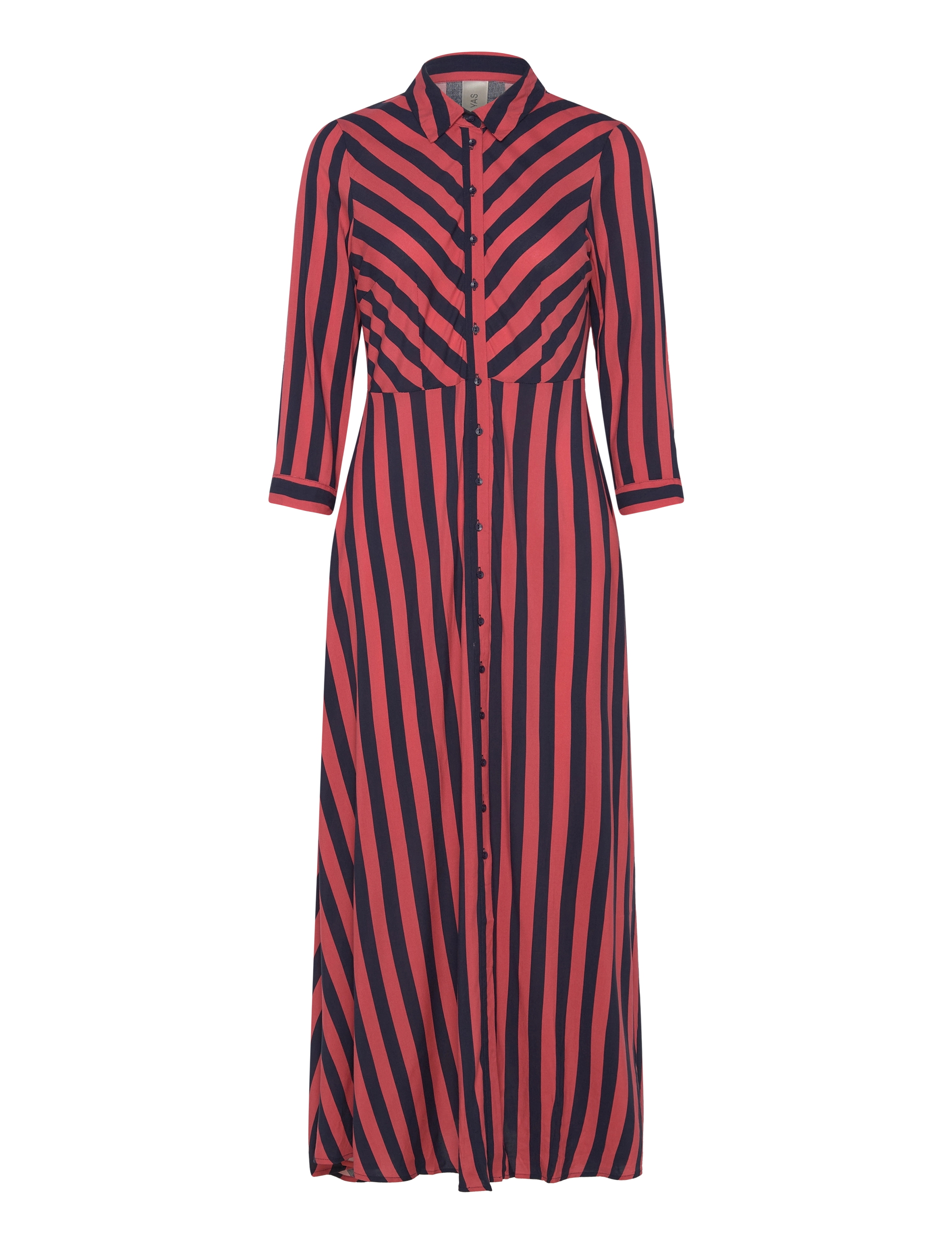 YAS YASSAVANNA LONG SHIRT DRESS S. NOOS - Kjoler - MINERAL RED / red