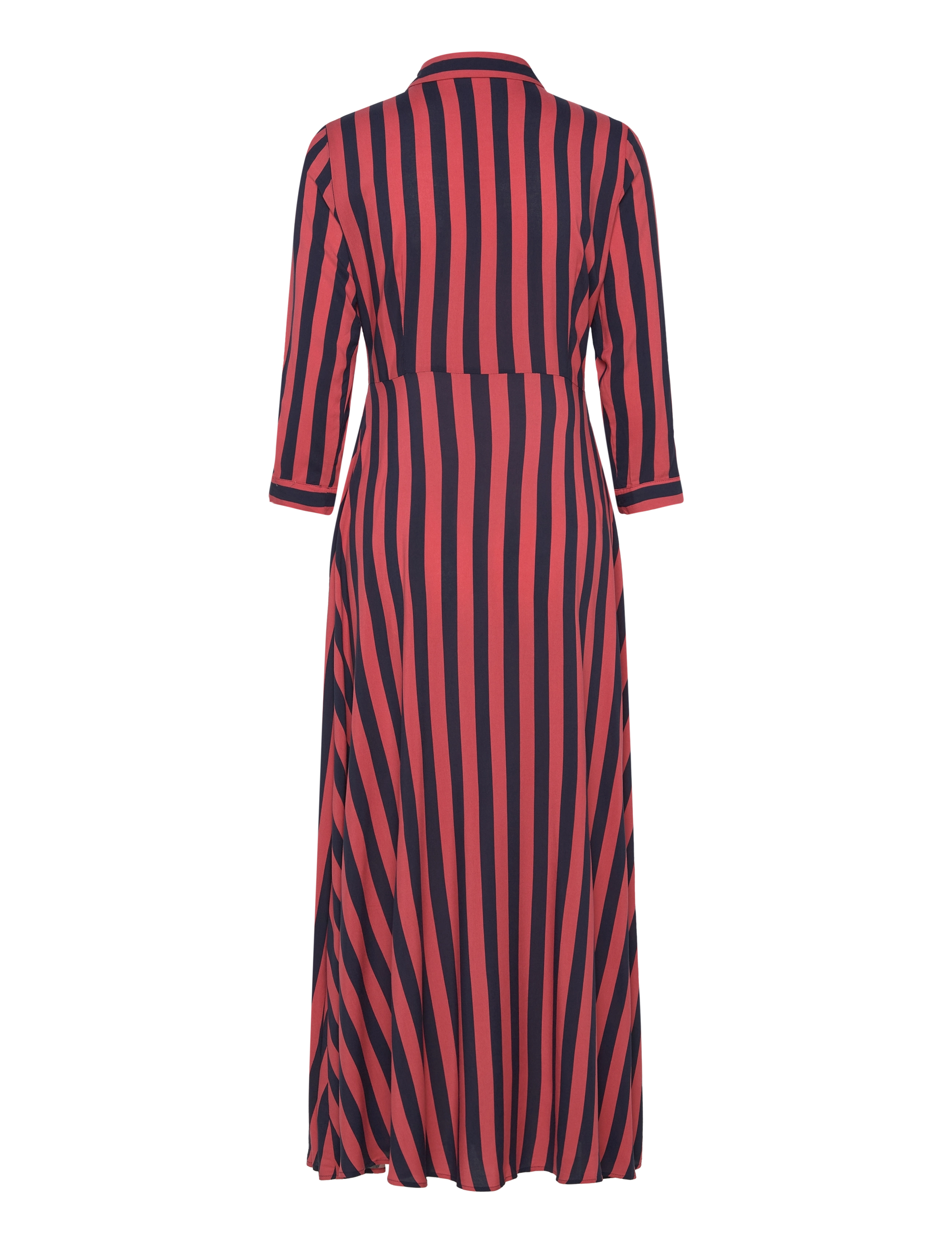 YAS - YASSAVANNA LONG SHIRT DRESS S. NOOS - skjortekjoler - mineral red - 1