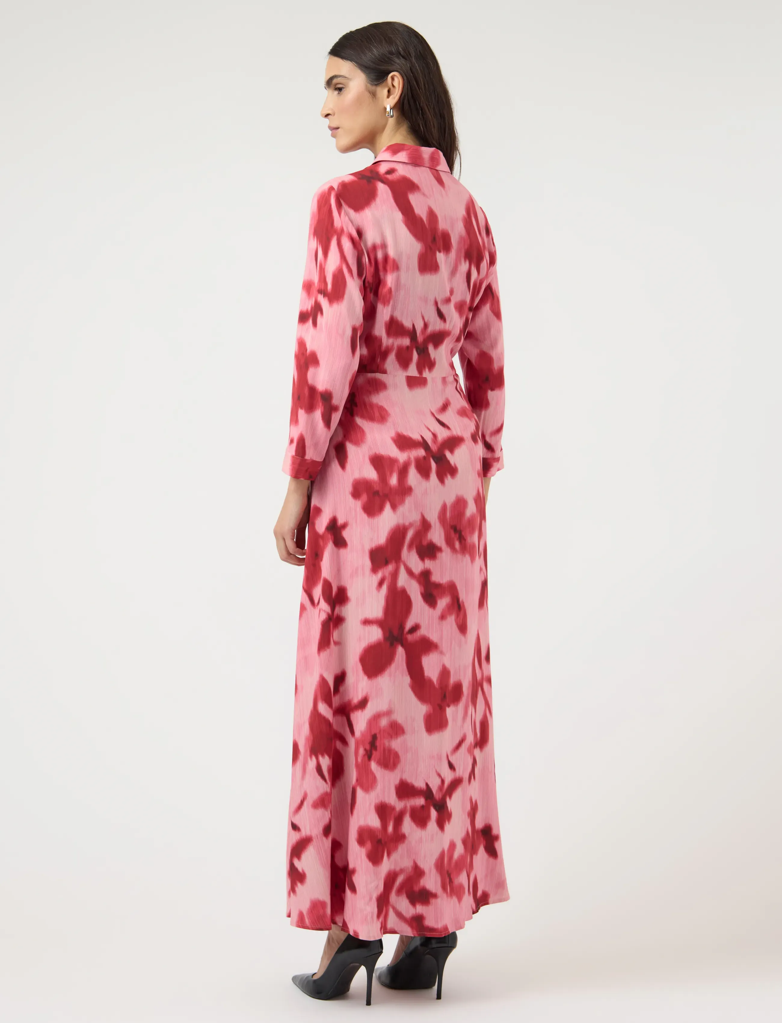 YAS - YASSAVANNA LONG SHIRT DRESS S. - skjortekjoler - moonlite mauve - 3