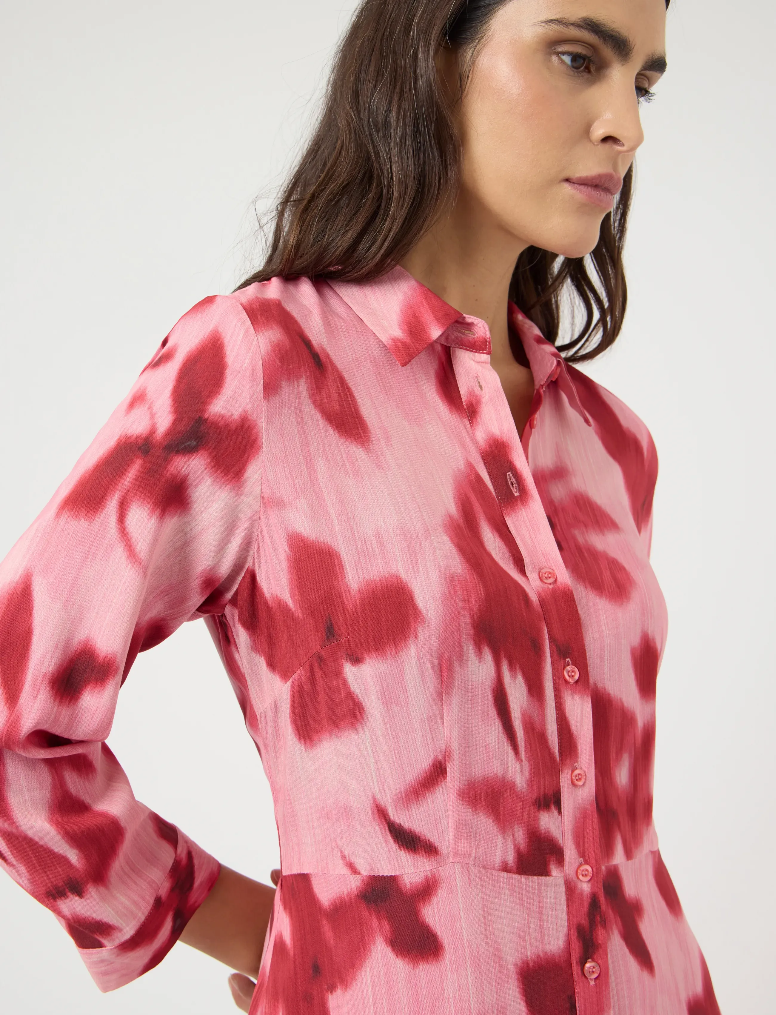 YAS - YASSAVANNA LONG SHIRT DRESS S. - skjortekjoler - moonlite mauve - 5