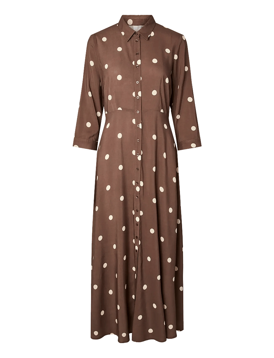 YAS - YASSAVANNA LONG SHIRT DRESS S. NOOS - hemdkleider - pinecone - 1