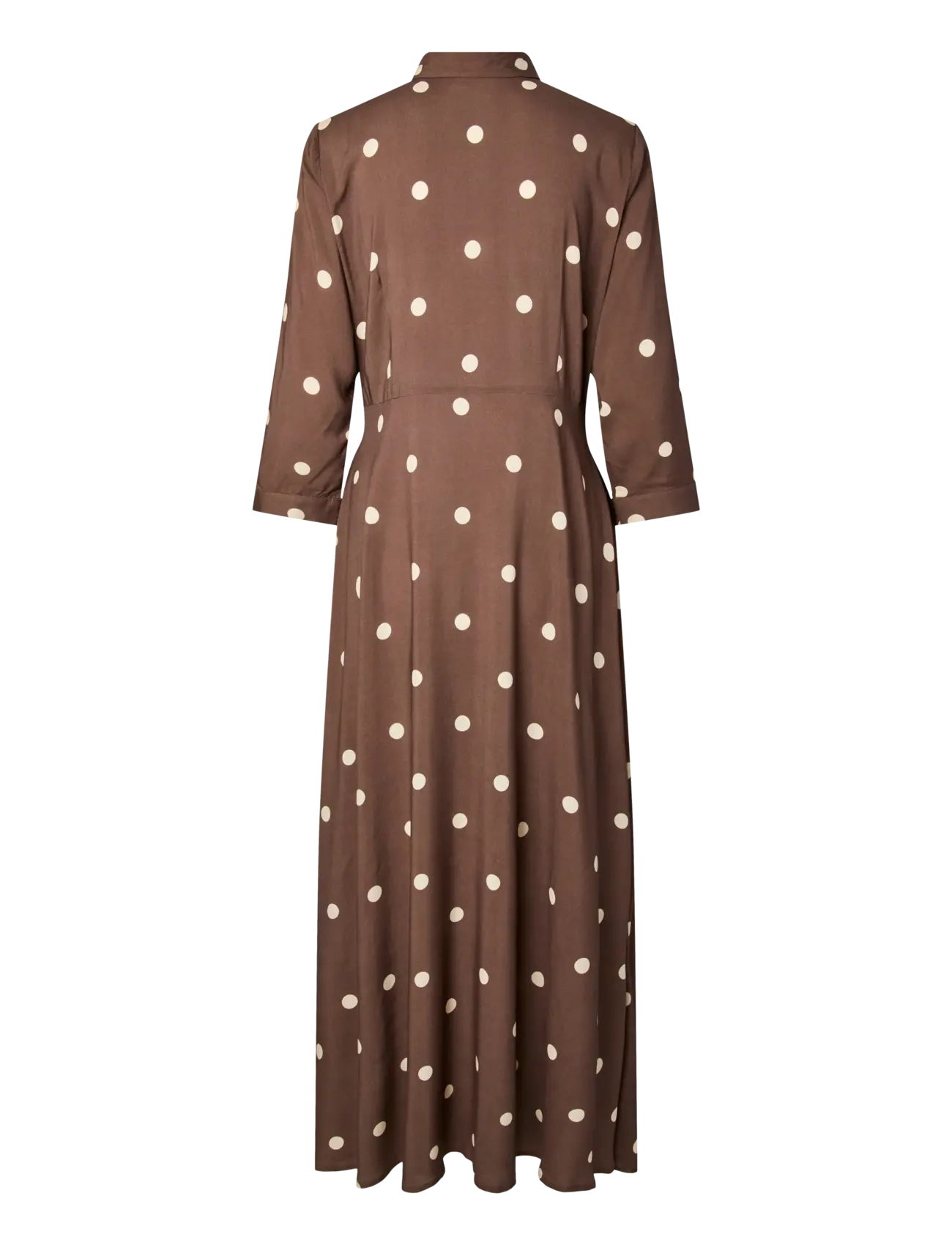 YAS - YASSAVANNA LONG SHIRT DRESS S. - skjortekjoler - pinecone - 2