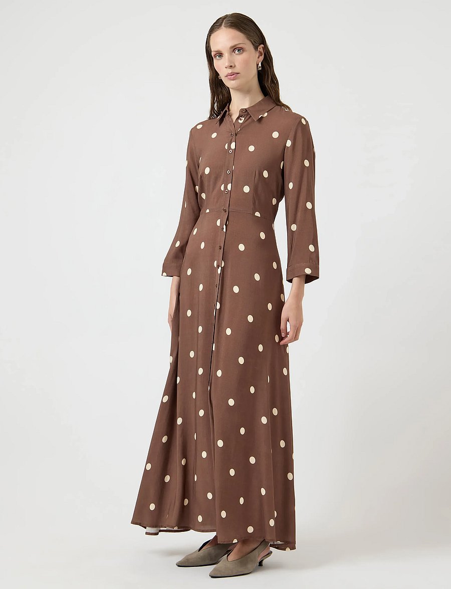 YAS - YASSAVANNA LONG SHIRT DRESS S. NOOS - hemdkleider - pinecone - 4