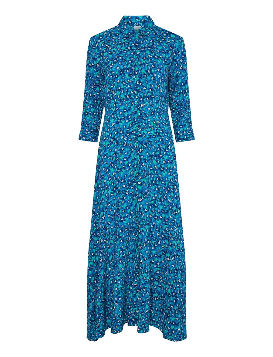 YAS - YASSAVANNA LONG SHIRT DRESS S. NOOS - hemdkleider - pool green - 1