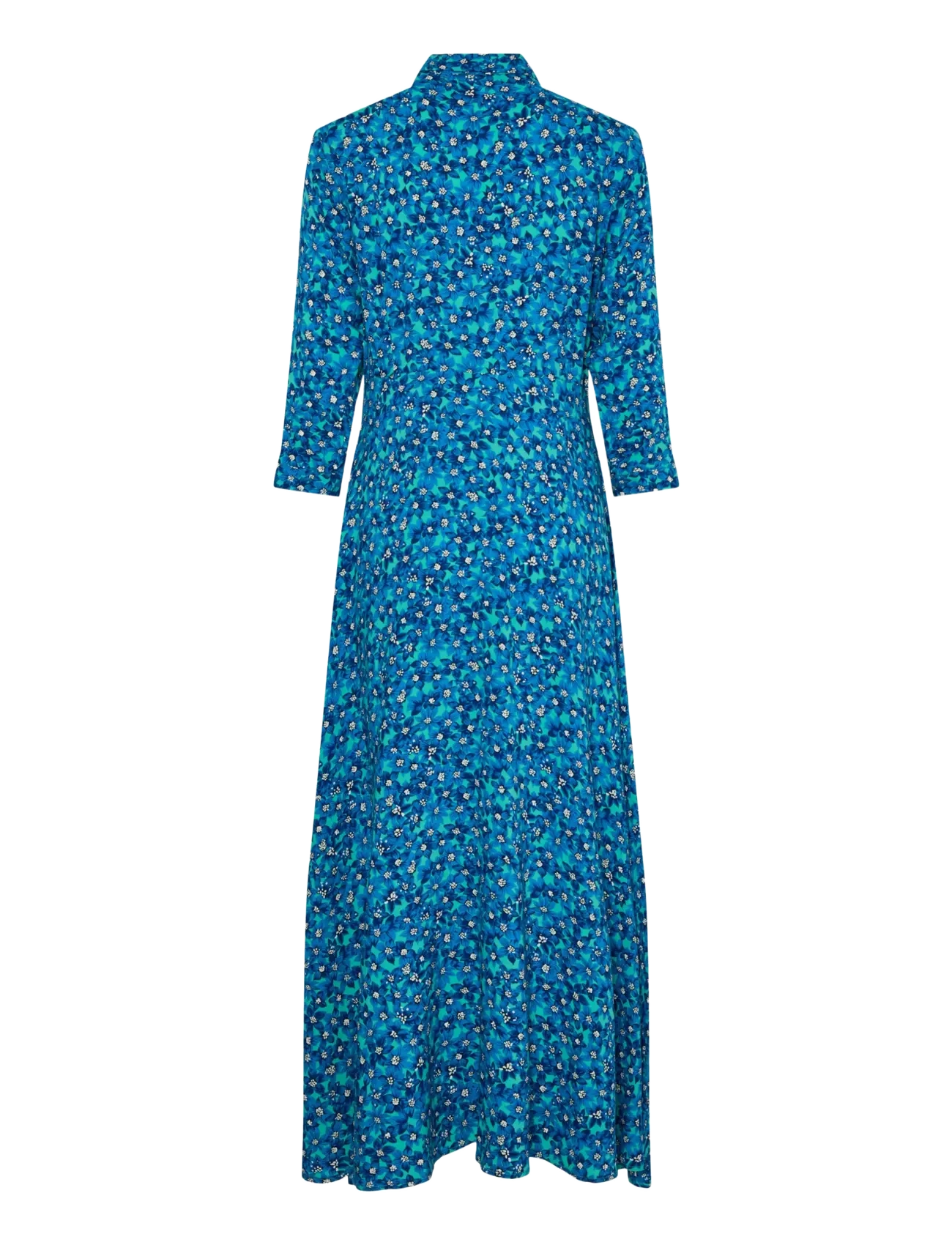 YAS - YASSAVANNA LONG SHIRT DRESS S. NOOS - skjortekjoler - pool green - 2