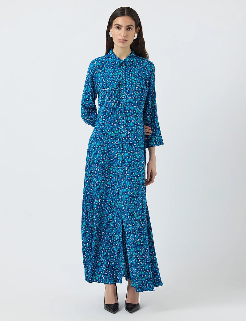 YAS - YASSAVANNA LONG SHIRT DRESS S. NOOS - hemdkleider - pool green - 0