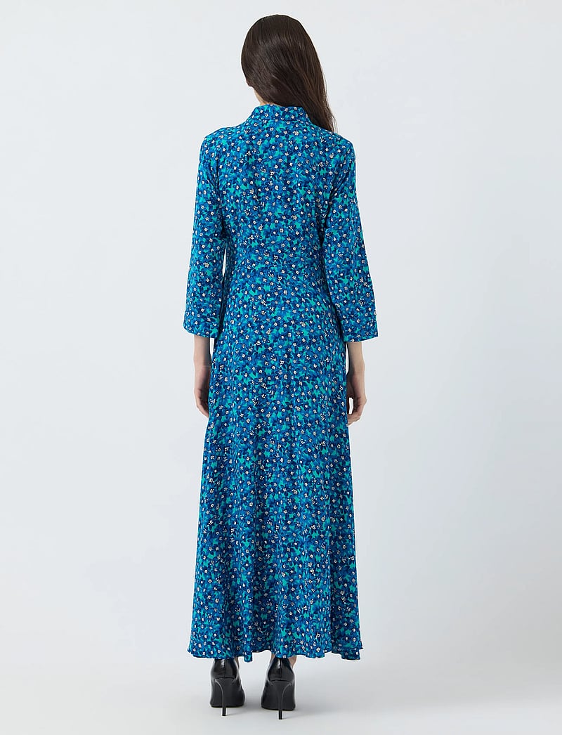 YAS - YASSAVANNA LONG SHIRT DRESS S. NOOS - hemdkleider - pool green - 3