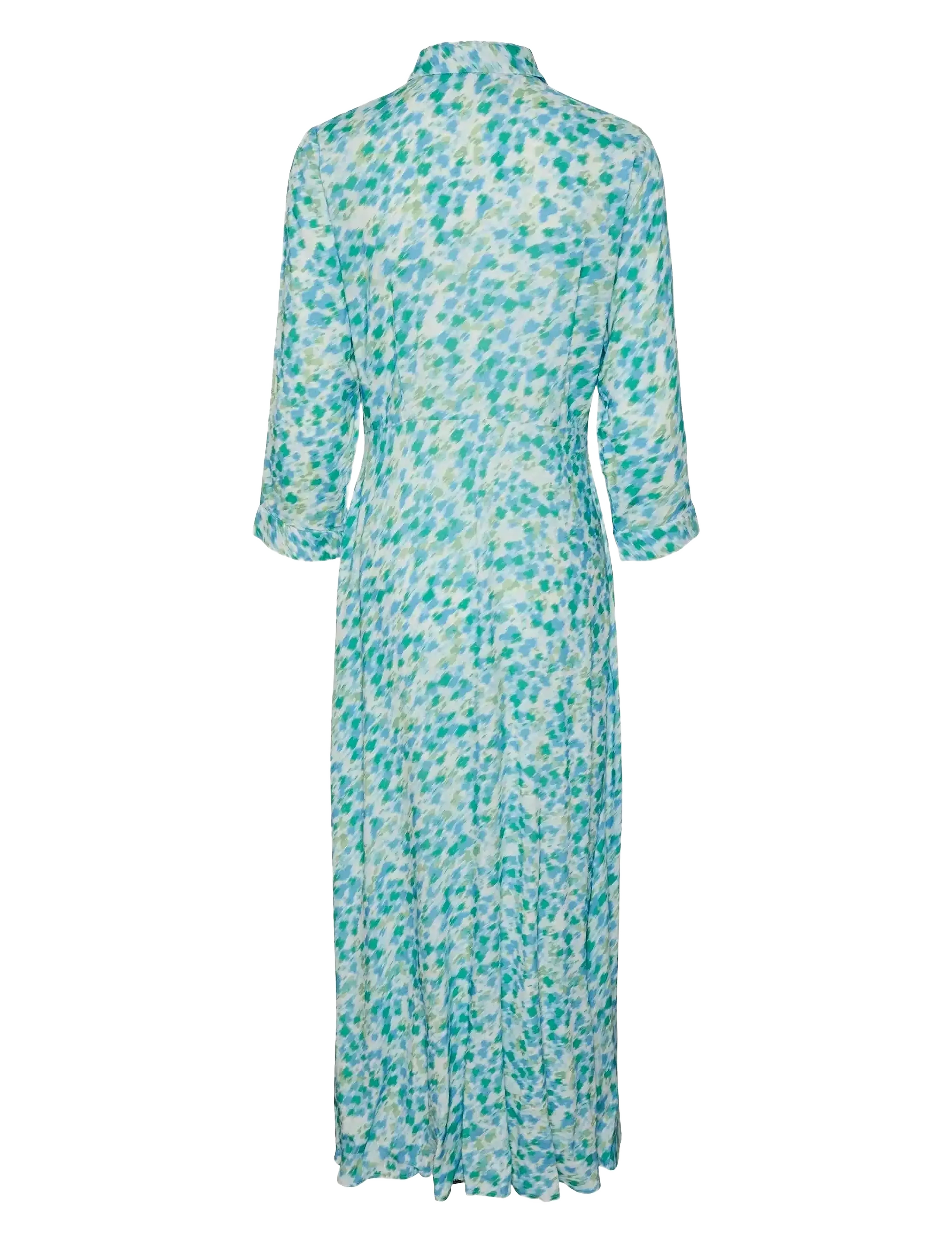 YAS - YASSAVANNA LONG SHIRT DRESS S. NOOS - skjortekjoler - quiet green - 2