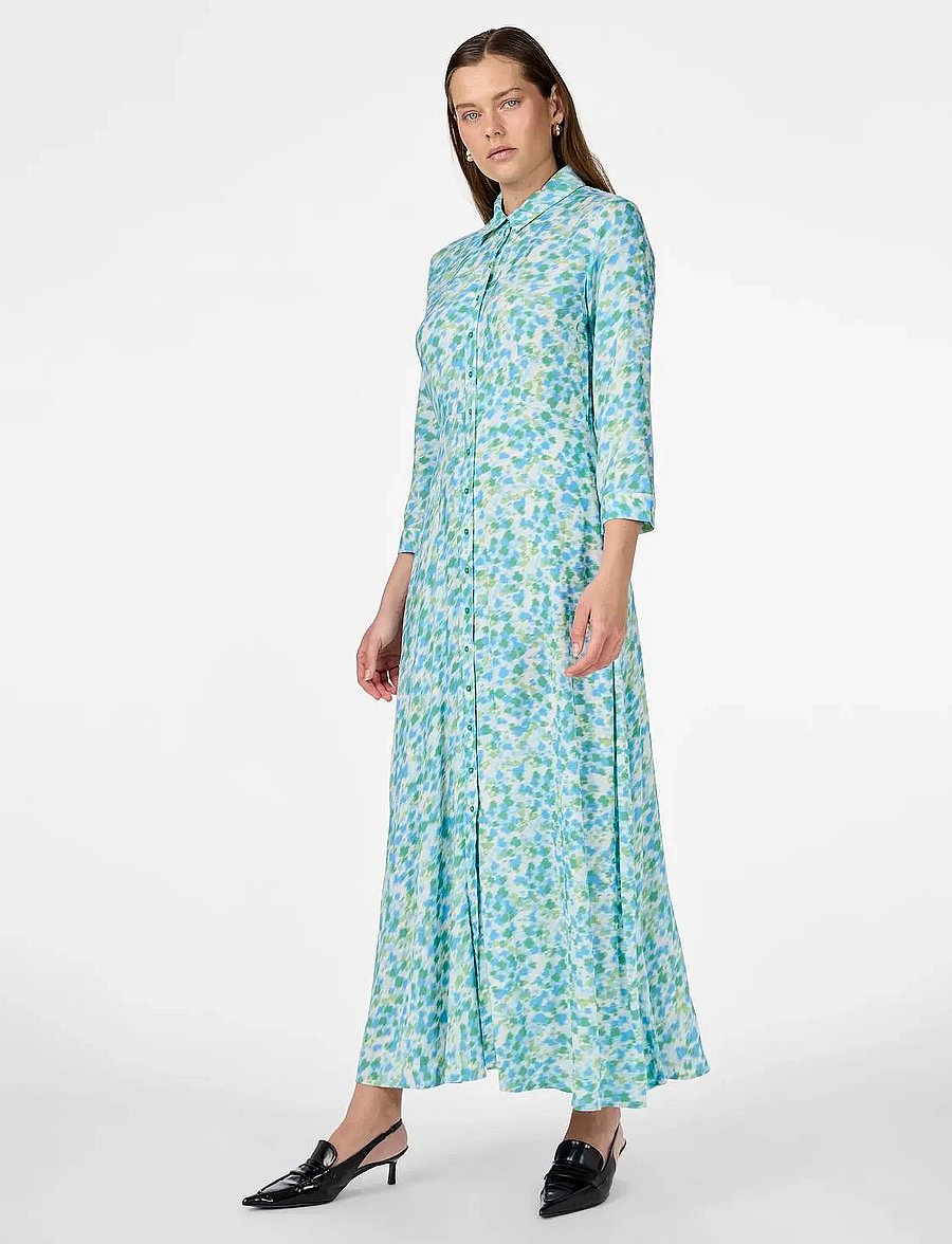 YAS - YASSAVANNA LONG SHIRT DRESS S. NOOS - hemdkleider - quiet green - 4