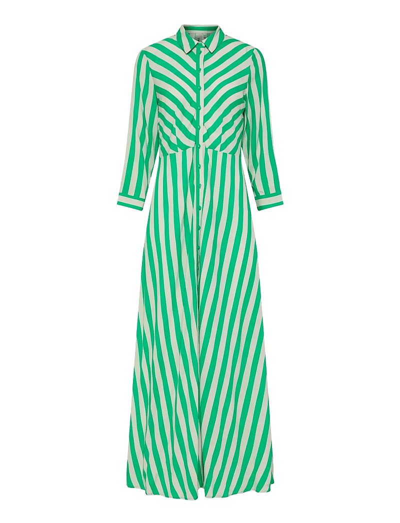 YAS - YASSAVANNA LONG SHIRT DRESS S. NOOS - hemdkleider - sandshell - 1