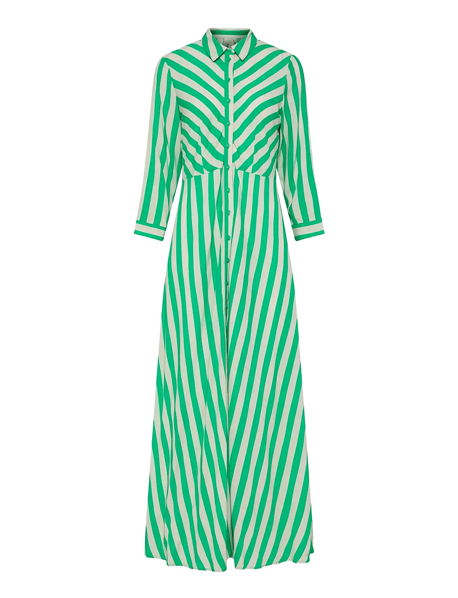 YAS - YASSAVANNA LONG SHIRT DRESS S. NOOS - hemdkleider - sandshell - 1