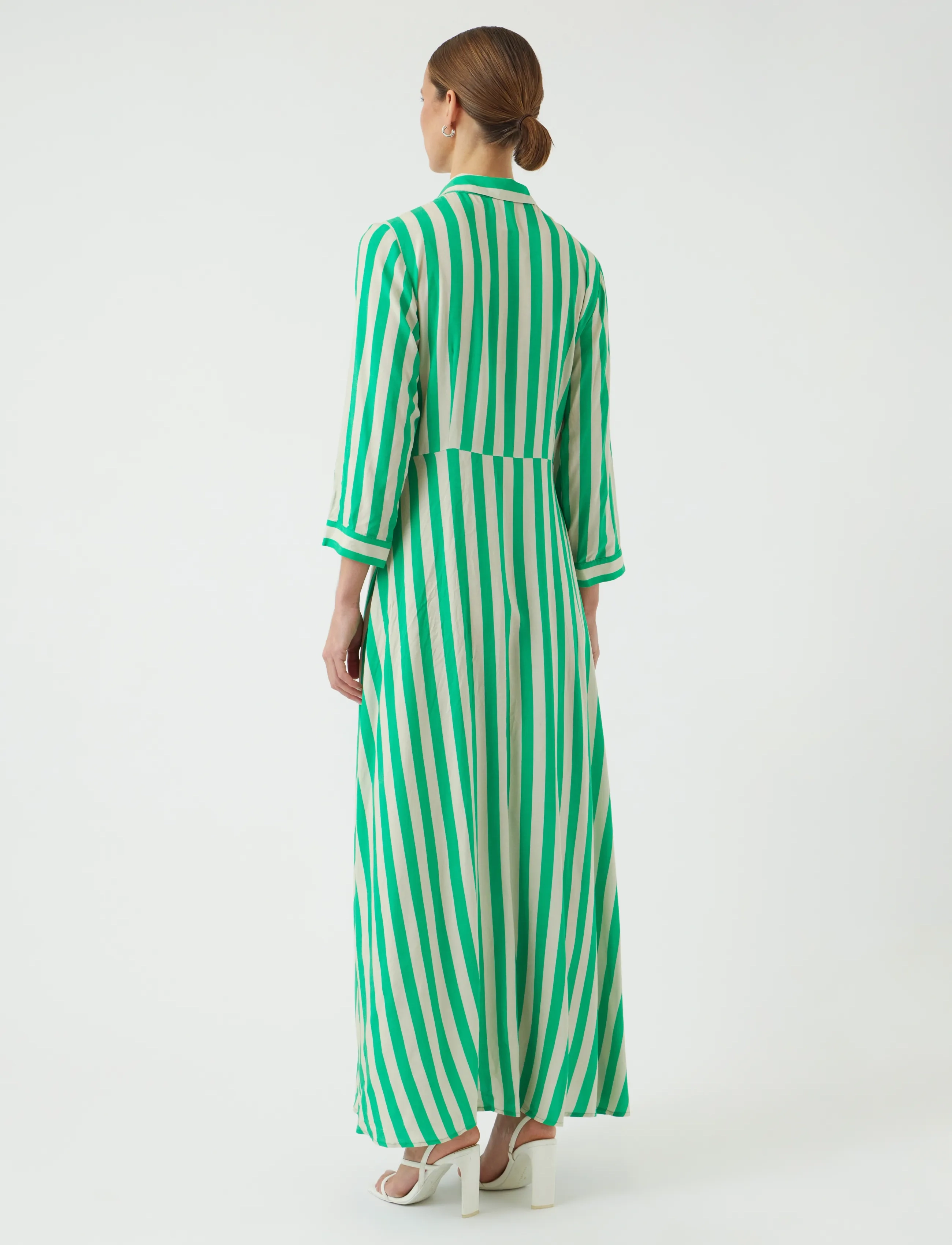 YAS - YASSAVANNA LONG SHIRT DRESS S. NOOS - skjortekjoler - sandshell - 3