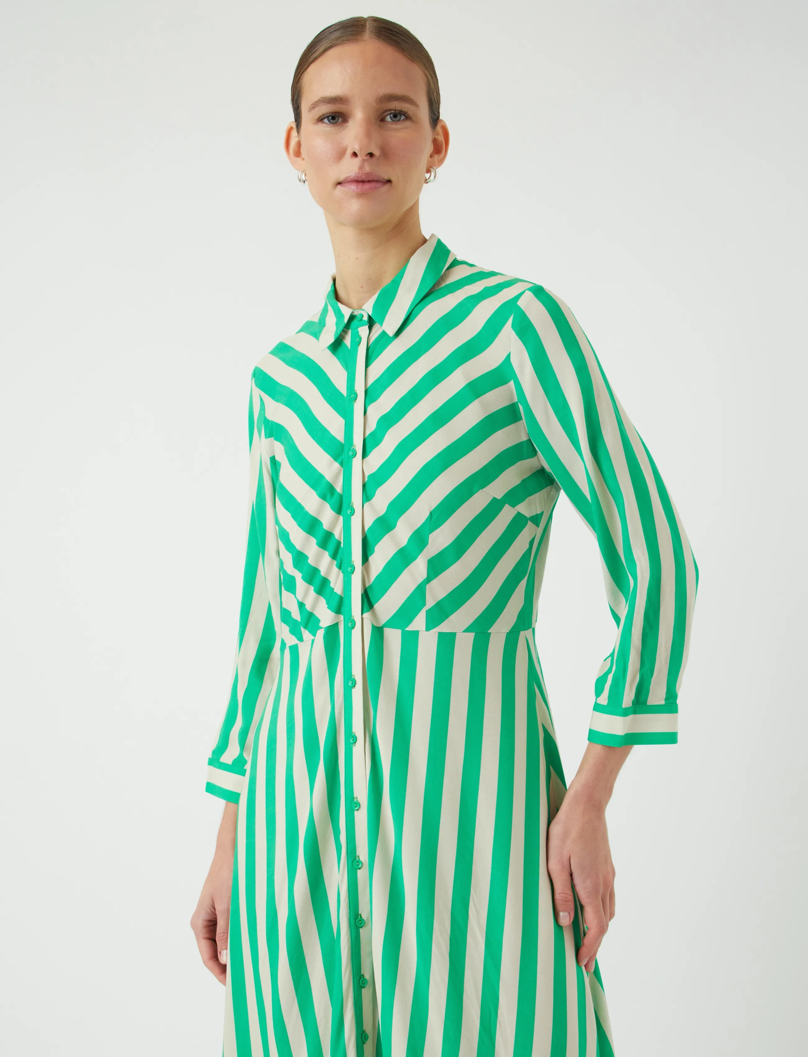 YAS - YASSAVANNA LONG SHIRT DRESS S. NOOS - skjortekjoler - sandshell - 5