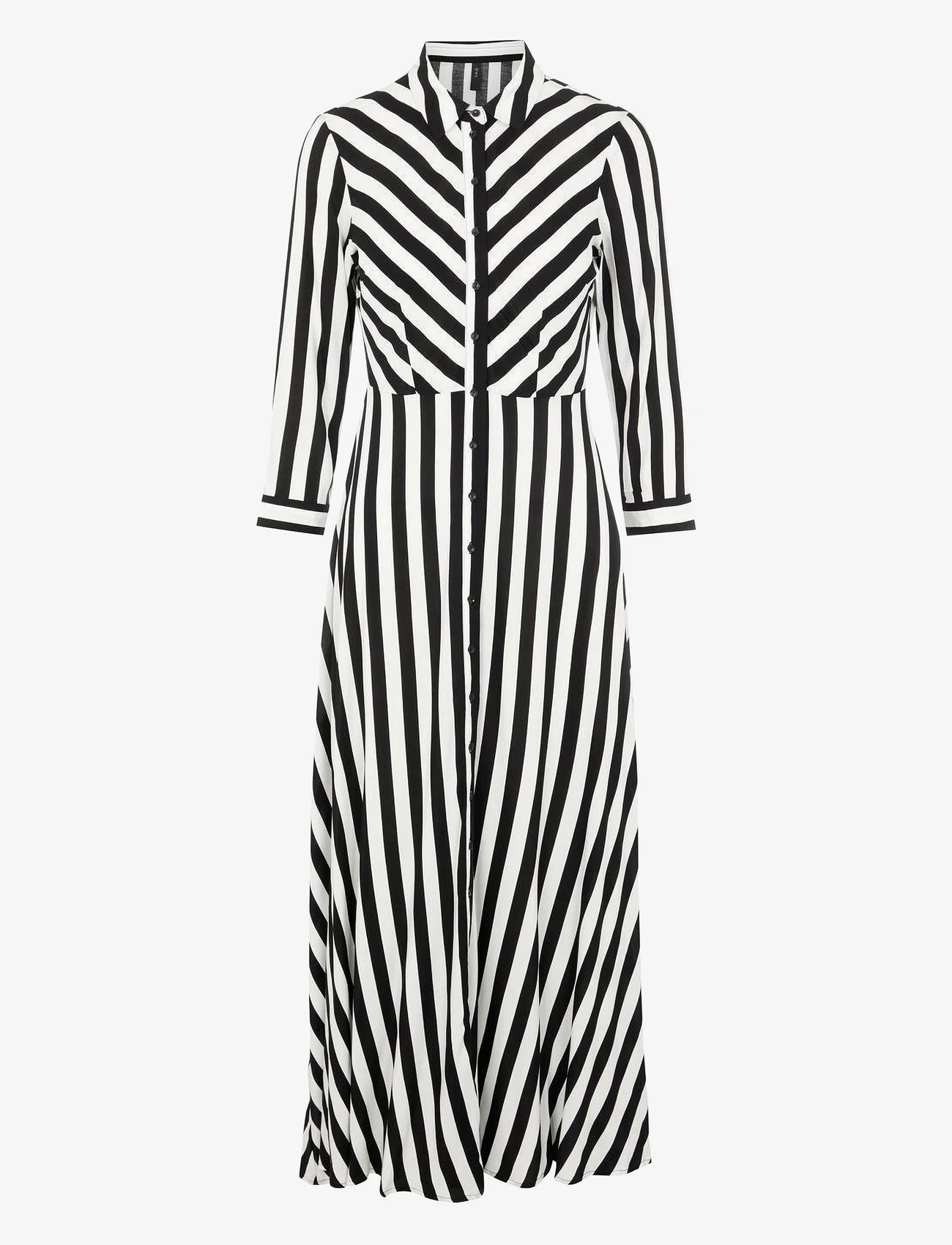 YAS - YASSAVANNA LONG SHIRT DRESS S. NOOS - skjortklänningar - stripes w white stripes - 1