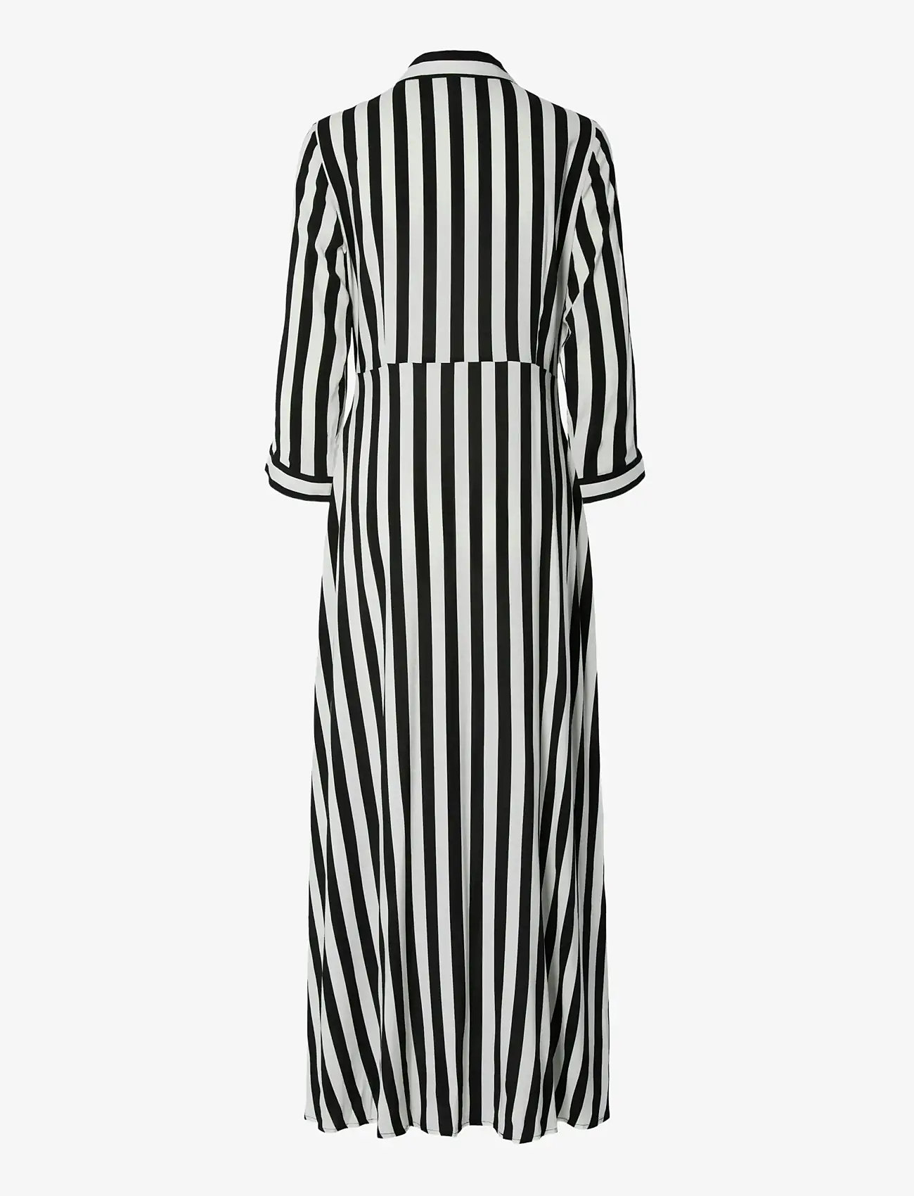 YAS - YASSAVANNA LONG SHIRT DRESS S. NOOS - skjortklänningar - stripes w white stripes - 2