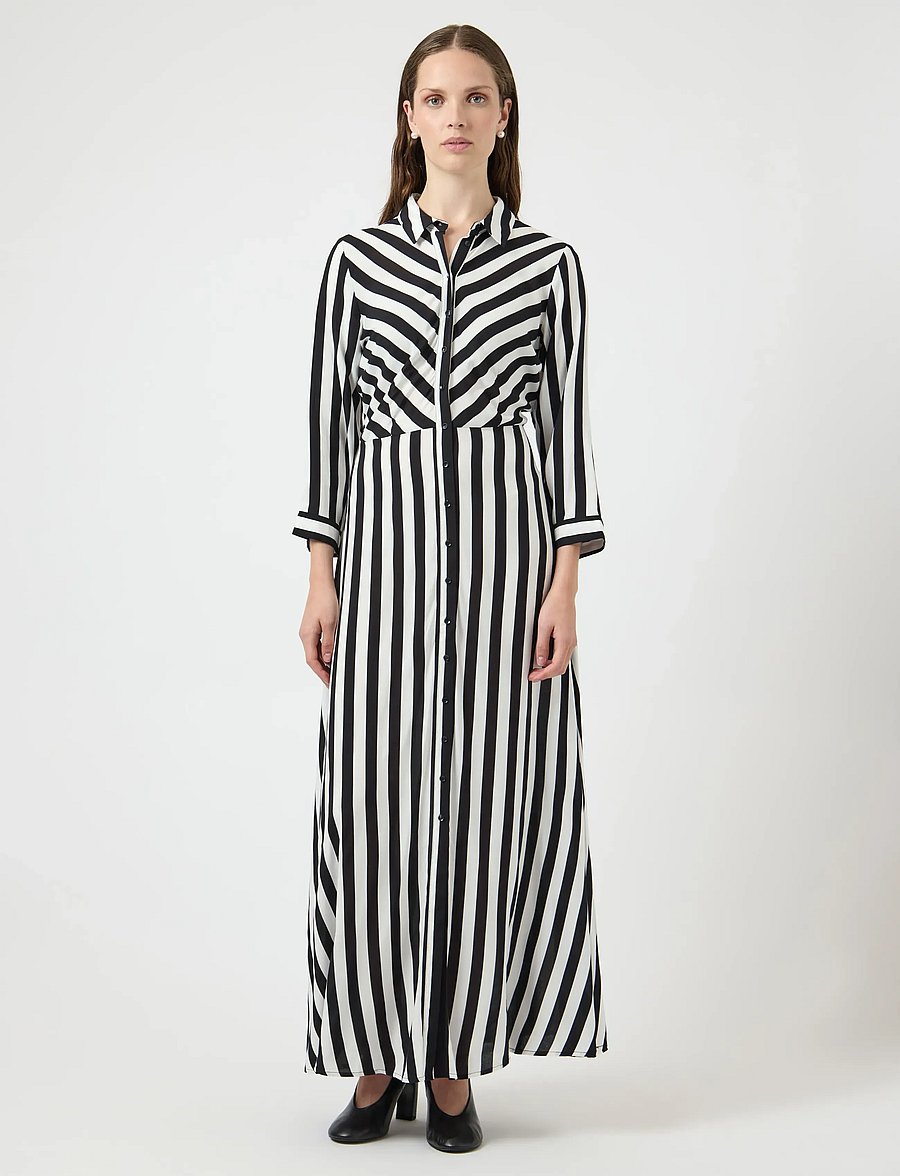YAS - YASSAVANNA LONG SHIRT DRESS S. NOOS - hemdkleider - stripes w white stripes - 0