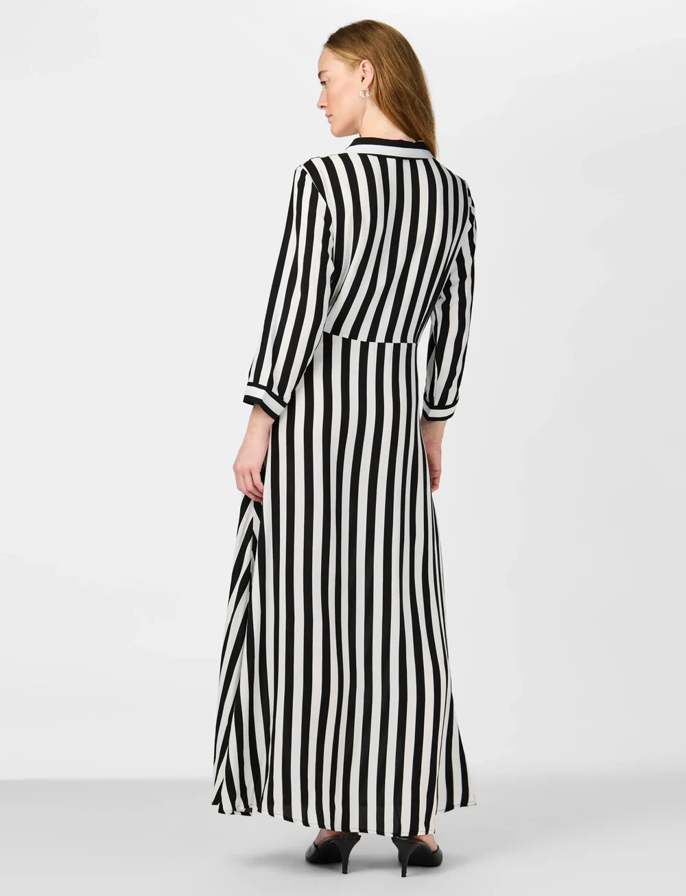 YAS - YASSAVANNA LONG SHIRT DRESS S. - särkkleidid - stripes w white stripes - 3
