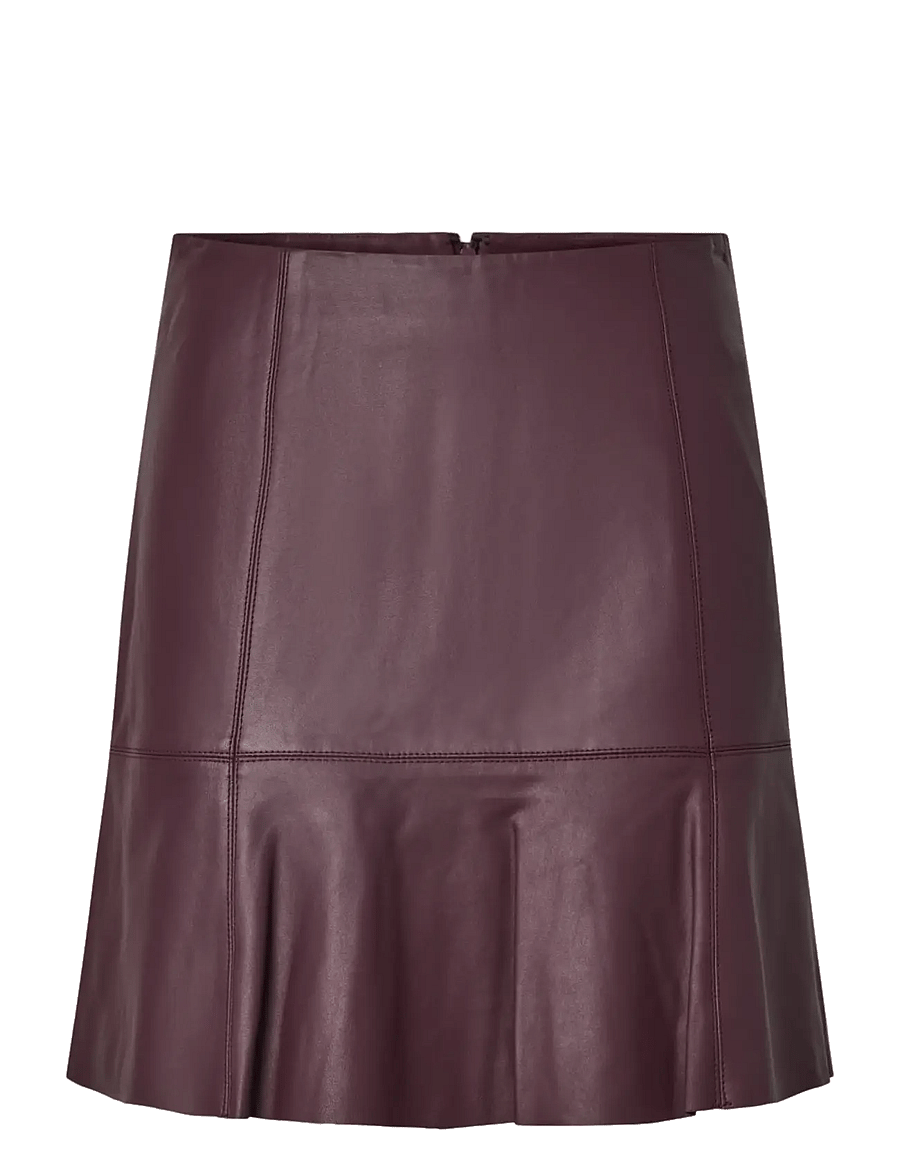 YAS - YASCOLLY MW NAPLON LEATHER SKIRT NOOS - lædernederdele - fig - 1