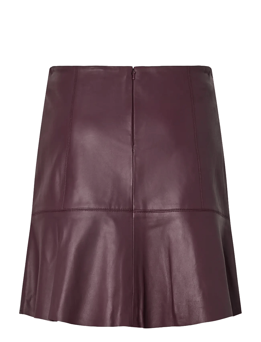 YAS - YASCOLLY MW NAPLON LEATHER SKIRT NOOS - lædernederdele - fig - 2