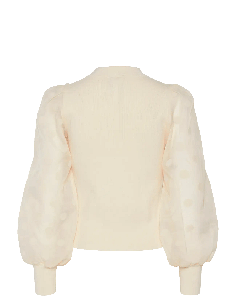 YAS - YASDOTME LS KNIT PULLOVER S. NOOS - neulepuserot - birch - 2