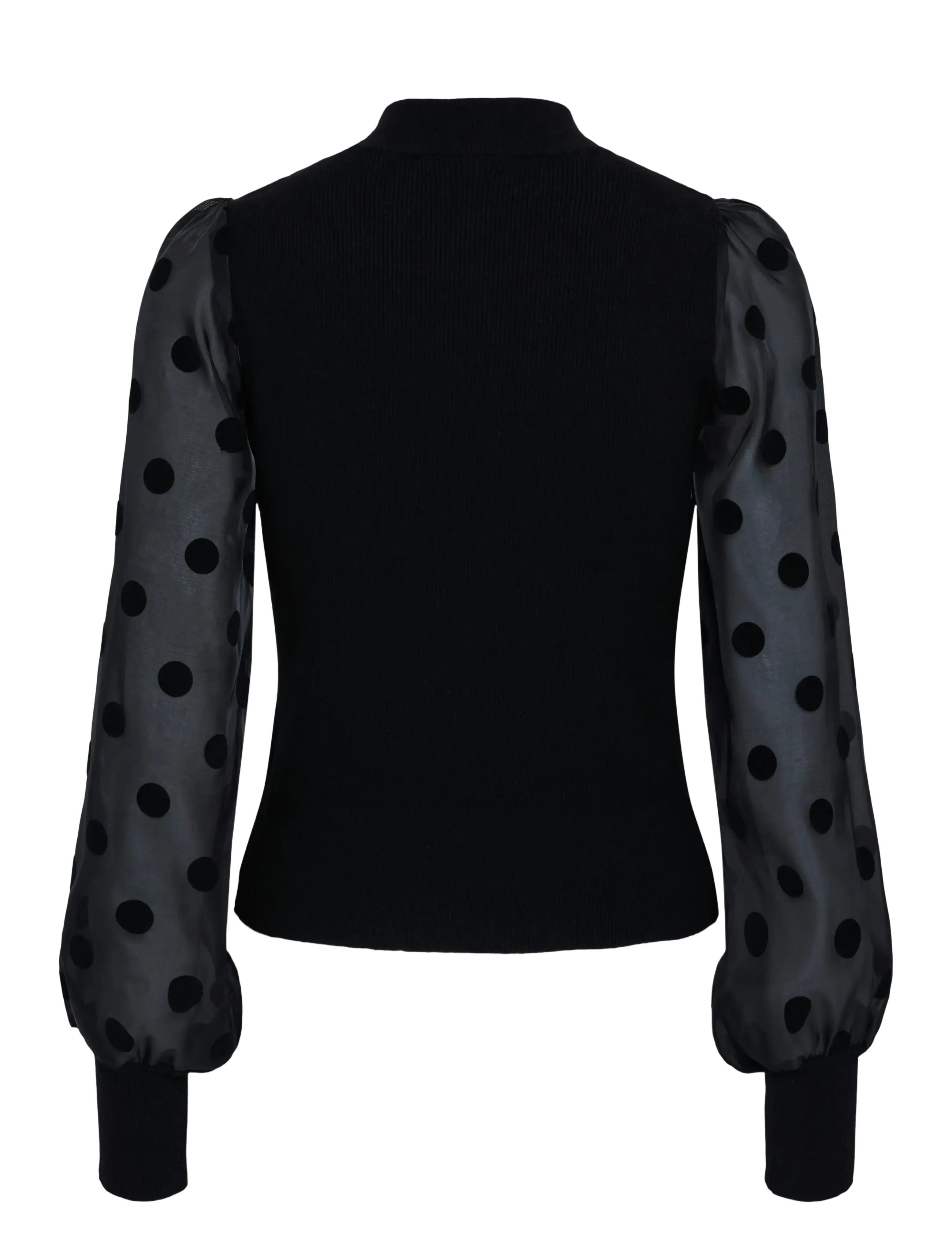 YAS - YASDOTME LS KNIT PULLOVER S. NOOS - strikkegensere - black - 2