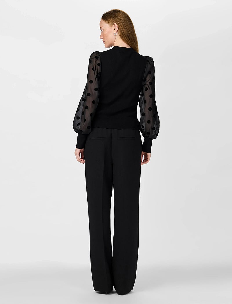 YAS - YASDOTME LS KNIT PULLOVER S. NOOS - neulepuserot - black - 3