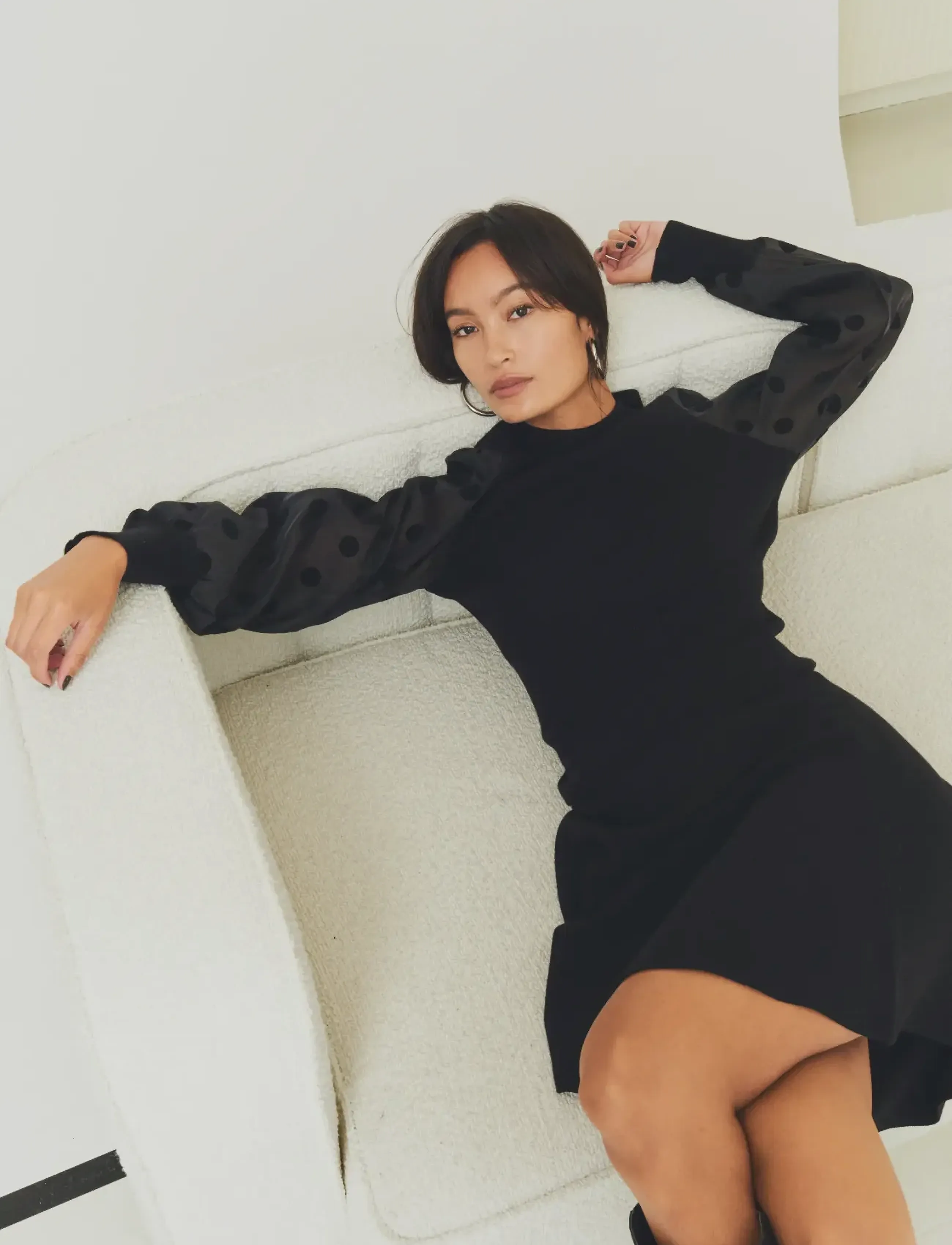 YAS Yasdotme Ls Knit Pullover S. Noos stickade tröjor dam – bild 5