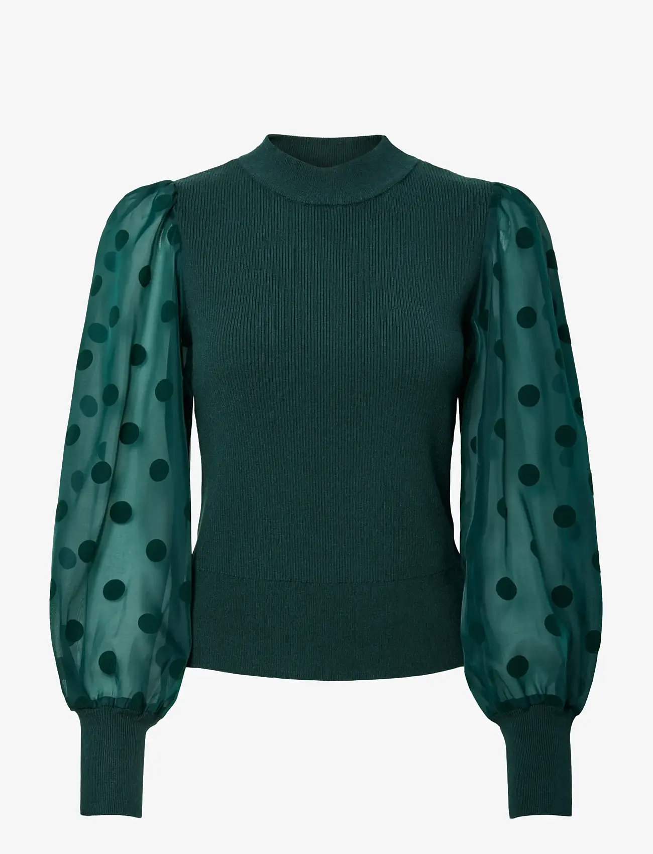 YAS - YASDOTME LS KNIT PULLOVER S. NOOS - striktrøjer - ponderosa pine - 1