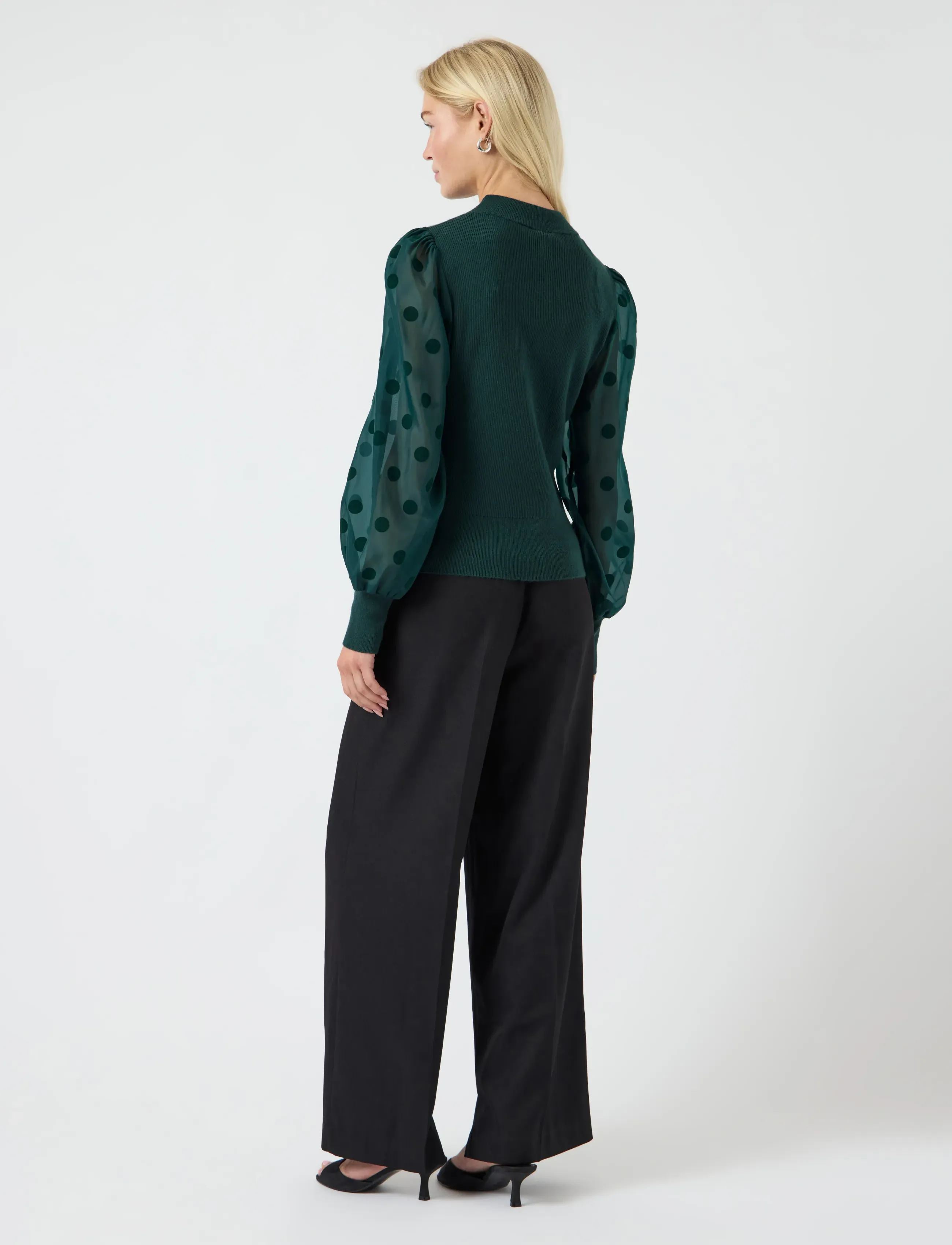 YAS - YASDOTME LS KNIT PULLOVER S. NOOS - laveste priser - ponderosa pine - 3