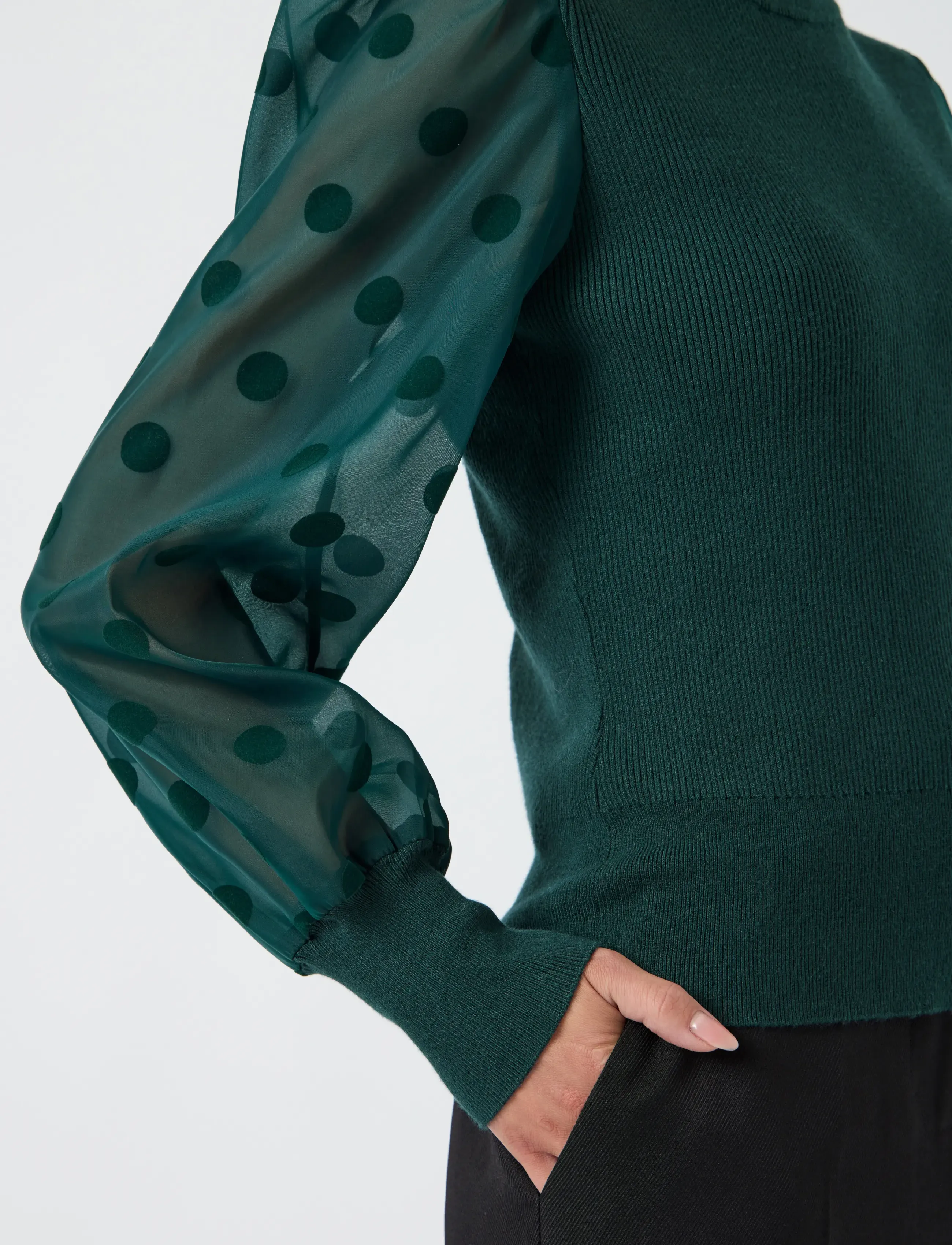 YAS - YASDOTME LS KNIT PULLOVER S. NOOS - laveste priser - ponderosa pine - 5