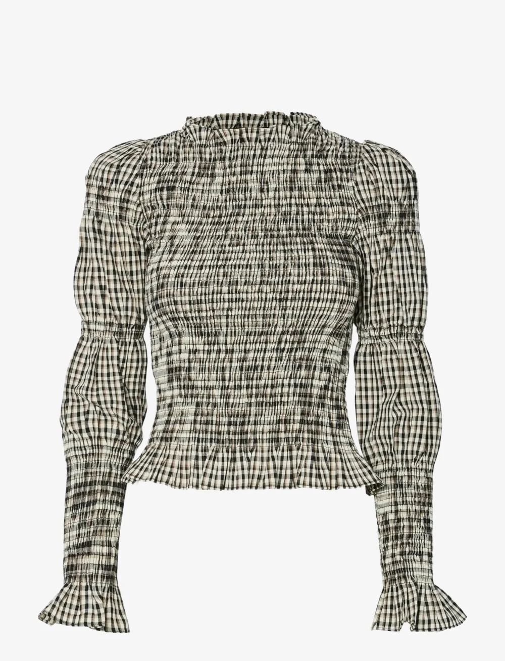 YAS - YASCHEMMA LS SMOCK TOP NOOS - langærmede skjorter - eggnog - 1