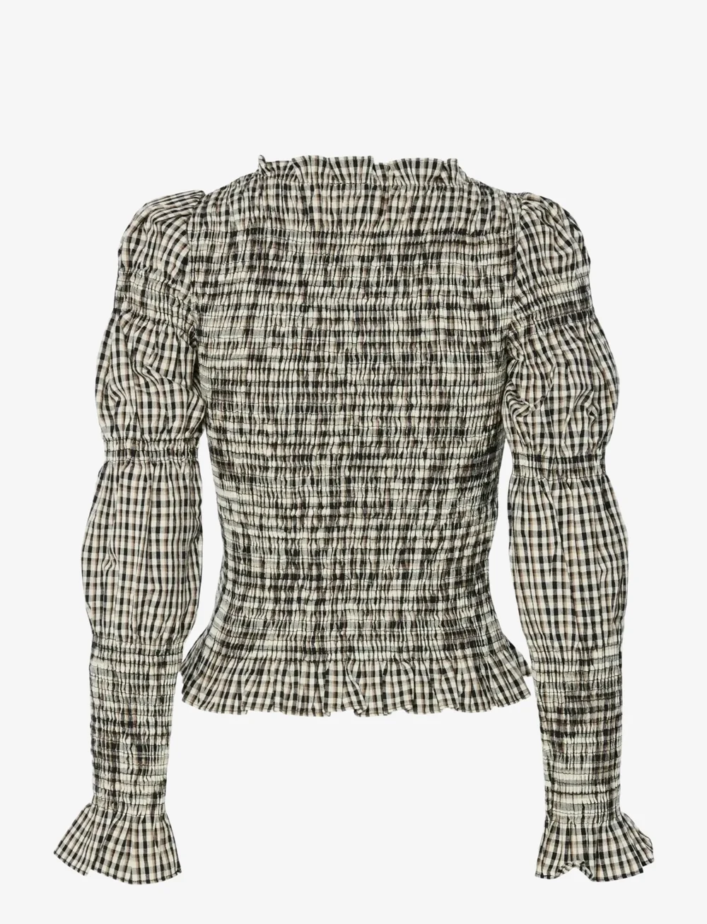 YAS - YASCHEMMA LS SMOCK TOP NOOS - langærmede skjorter - eggnog - 2