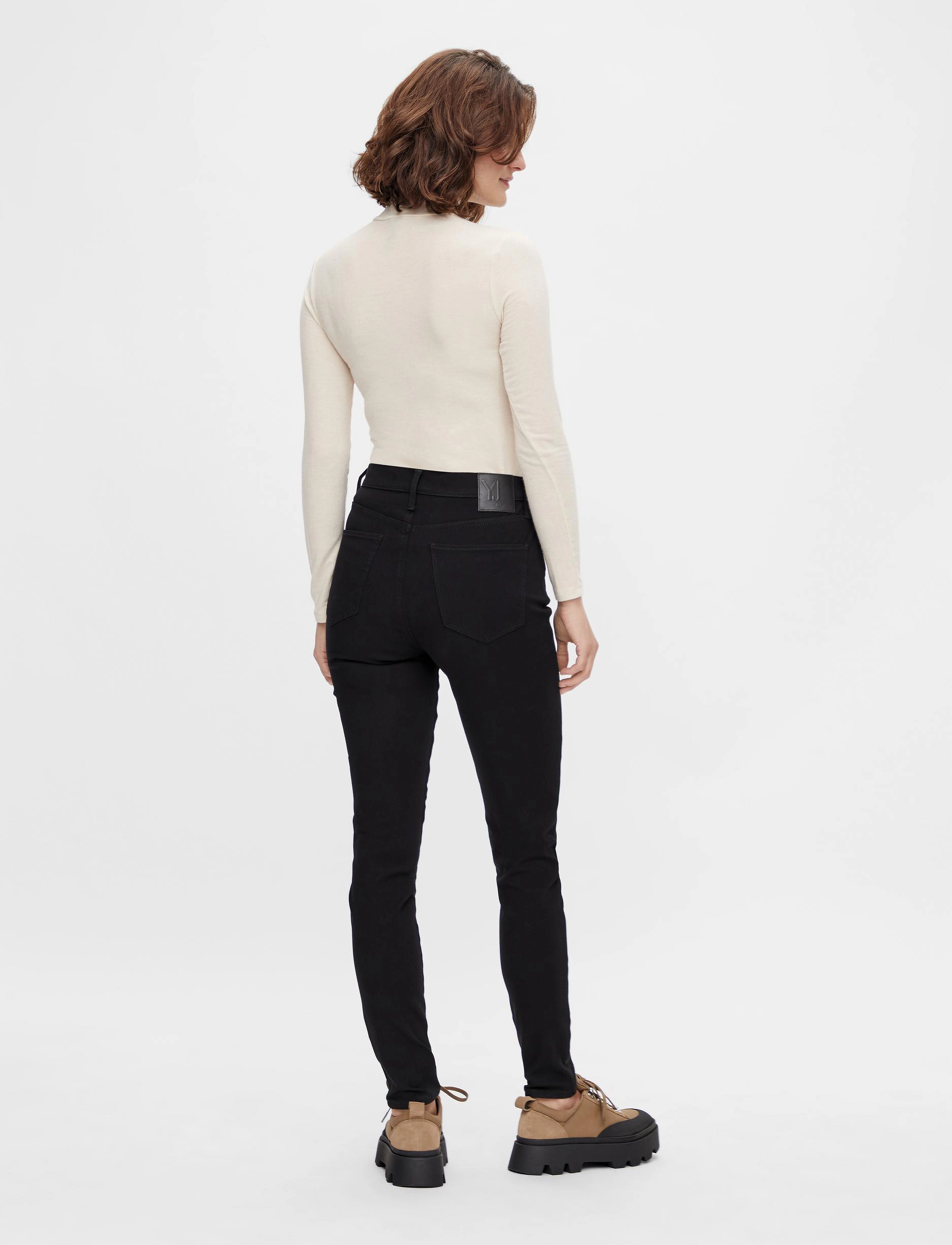 YAS - YASAYO HW SKINNY JEANS  BLACK S. NOOS - black - 4
