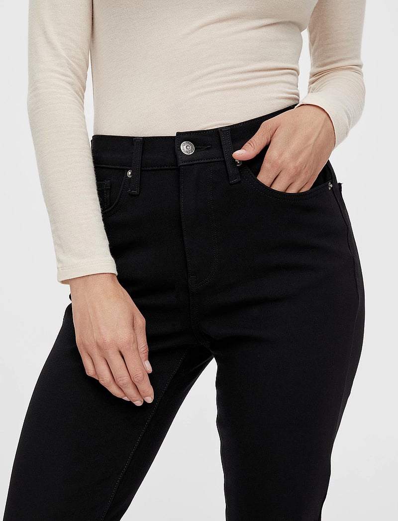 YAS - YASAYO HW SKINNY JEANS BLACK S. NOOS - pillifarkut - black - 5