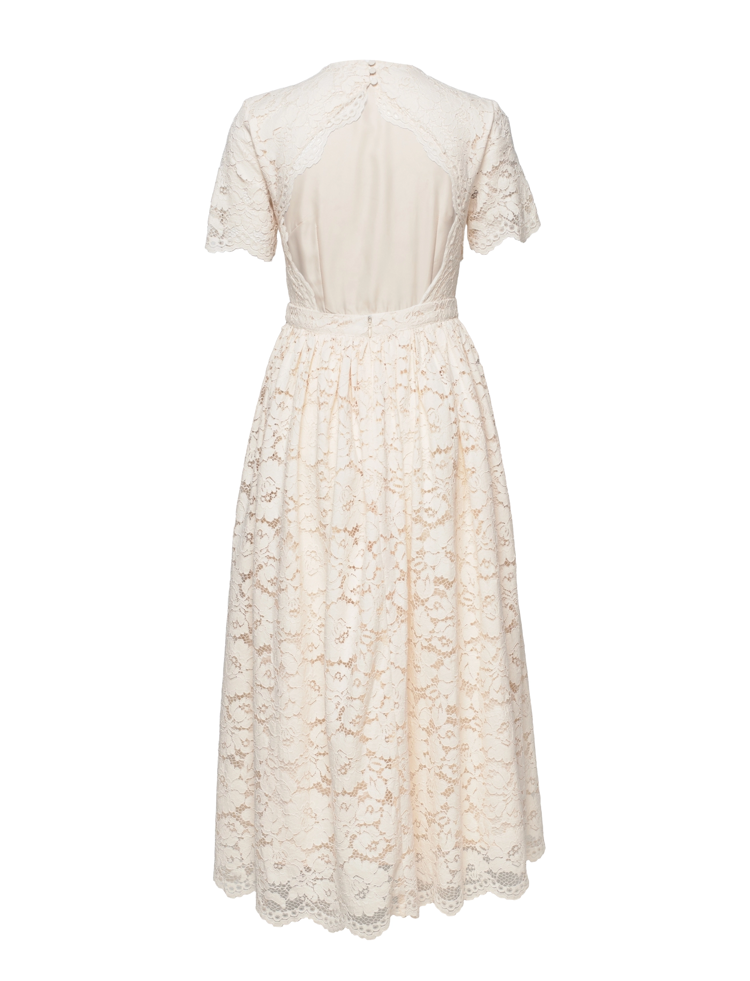 YAS - YASKAT SS LONG DRESS - CELEB - antique white - 1