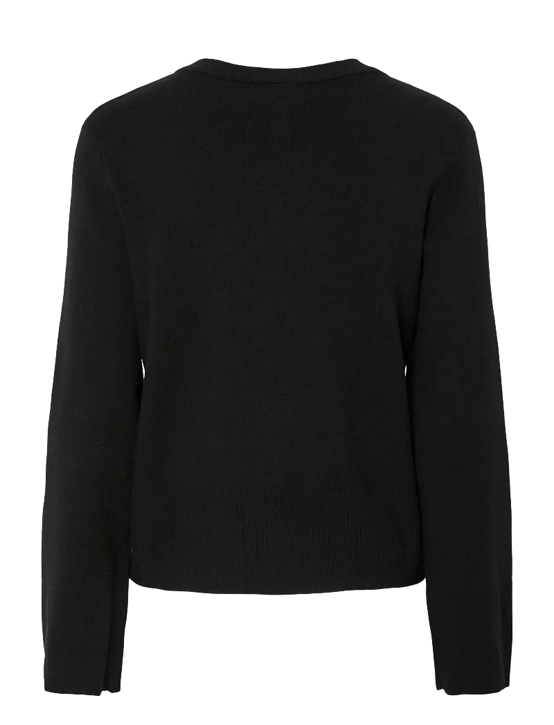 YAS - YASPIMI LS KNIT CARDIGAN S. - cardigans - black - 2