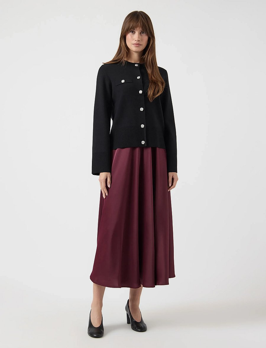 YAS - YASPIMI LS KNIT CARDIGAN S. - strickjacken - black - 4