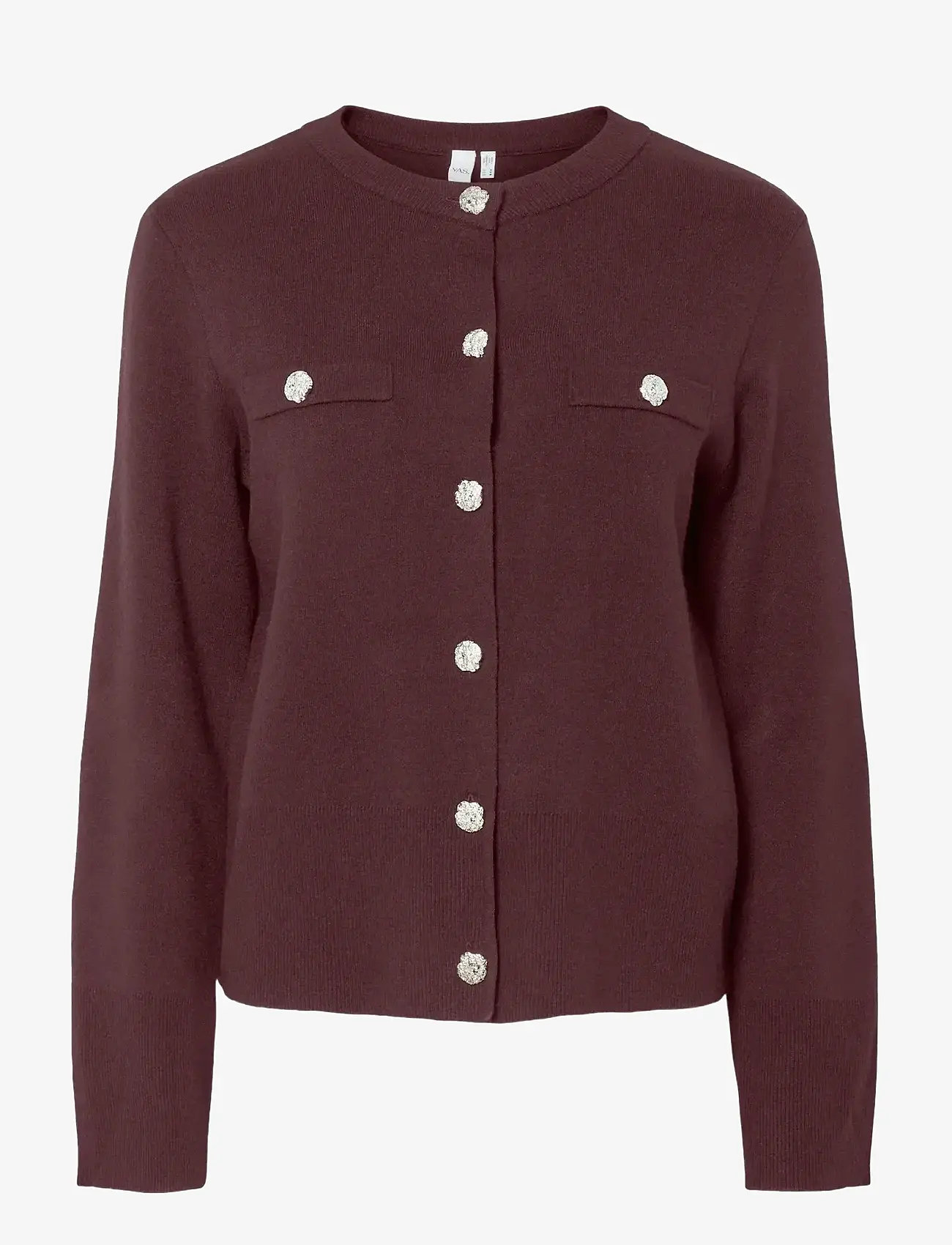 YAS - YASPIMI LS KNIT CARDIGAN S. - cardigans - port royale - 0