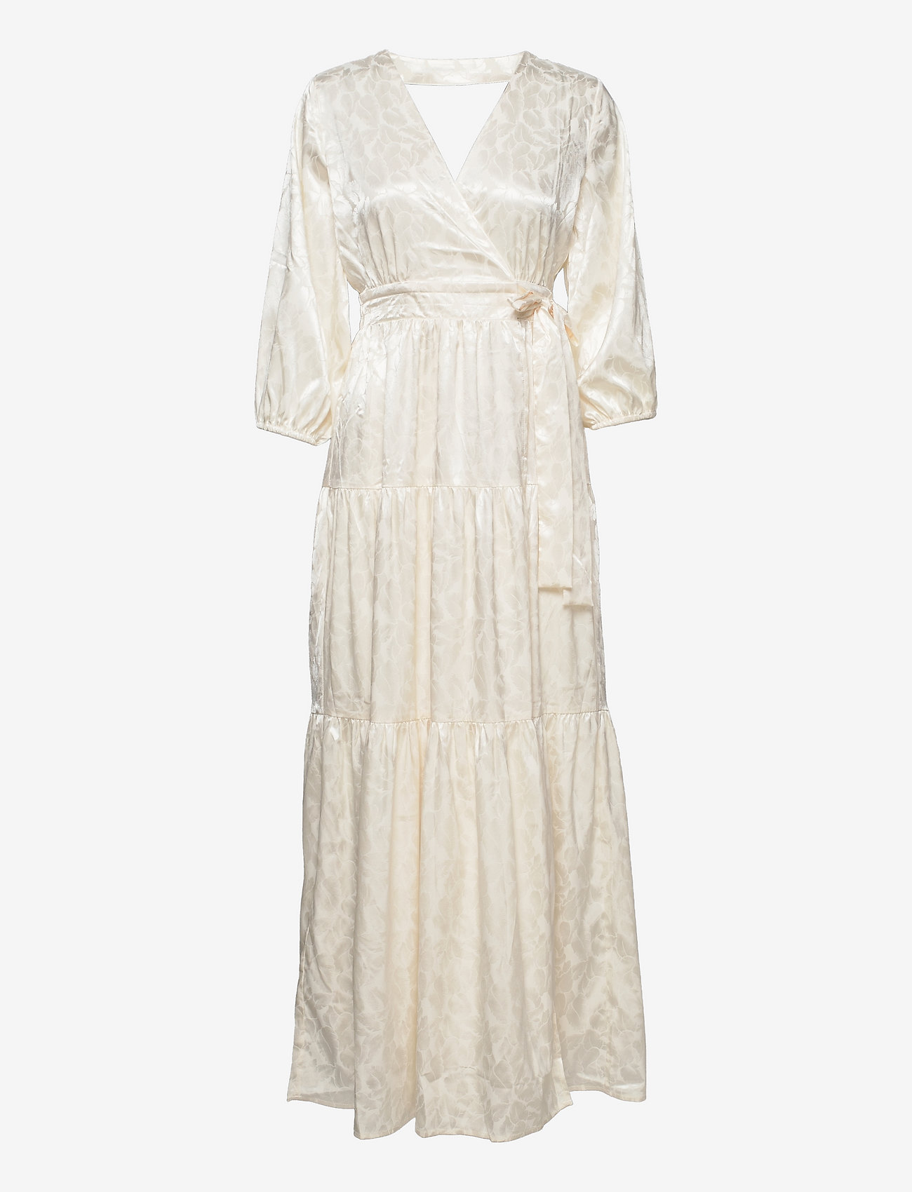 YAS - YASLUMEN 3/4 WRAP MAXI DRESS - CELEB - antique white - 0