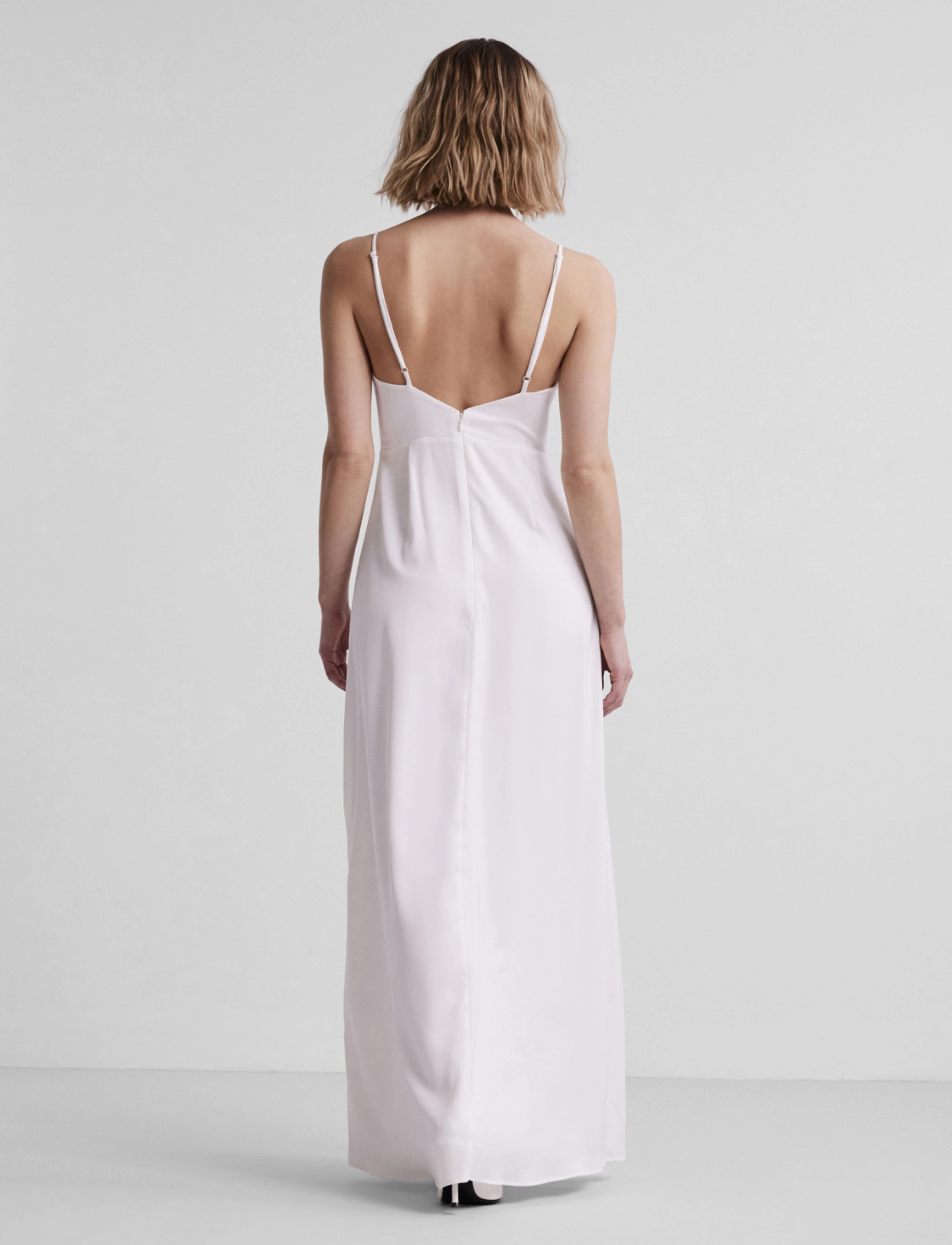 YAS - YASCANDIS STRAP MAXI DRESS - CELEB S. - star white - 3